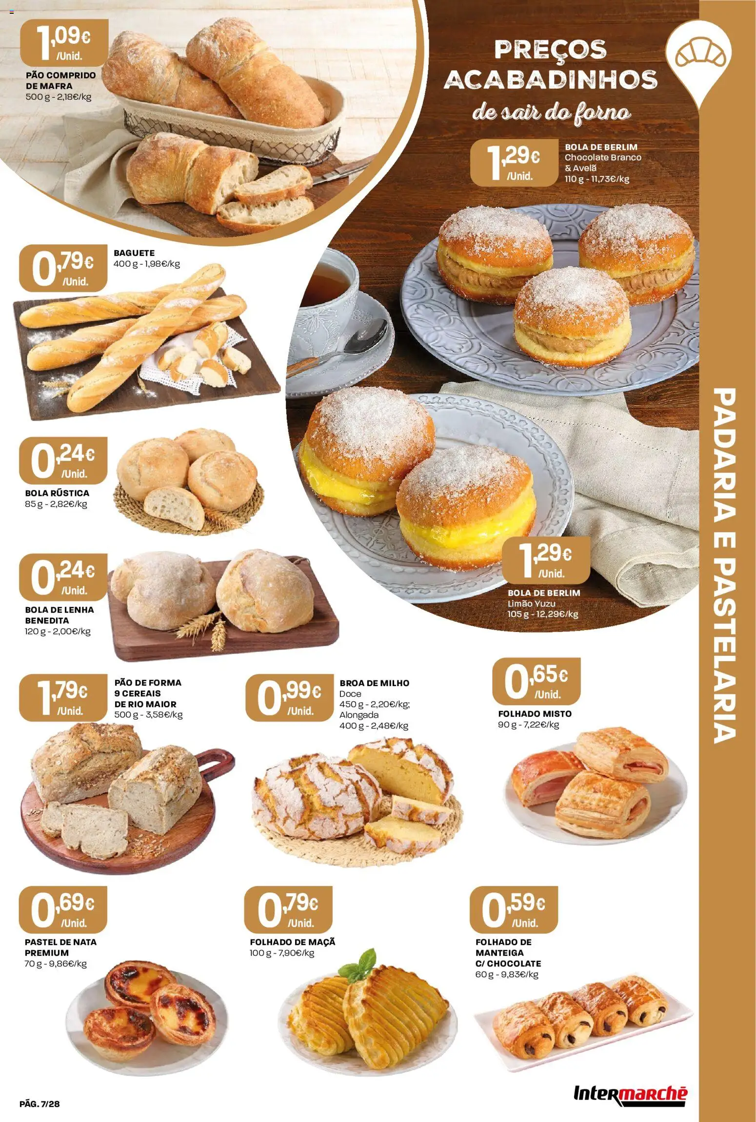 Intermarché Folheto Contact │ válido de 13/08/2026 | Página: 7 | Produtos: Pão de forma, Pão, Nata, Cereais