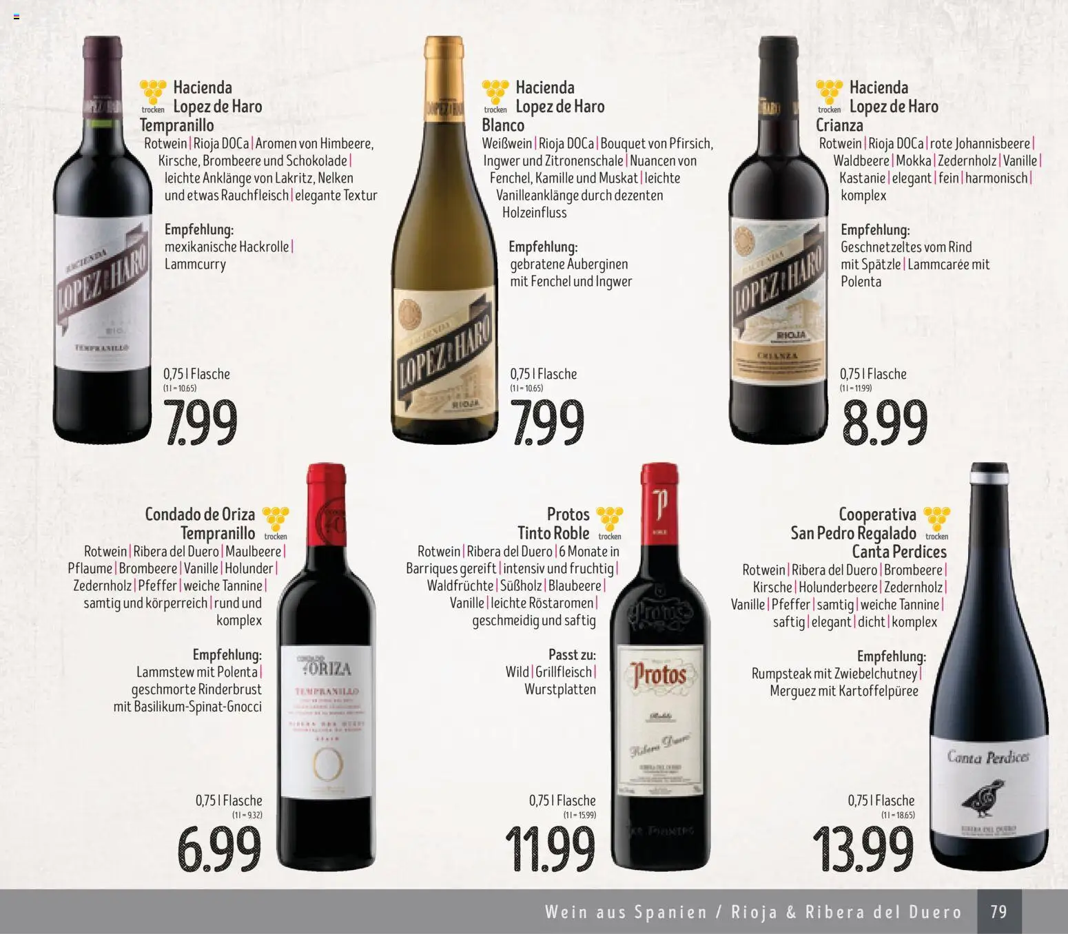 Edeka Struve Wein– und Spirituosen – gültig ab 14.11.2025 | Seite: 79 | Produkte: Rumpsteak, Schokolade, Grillfleisch, Wein