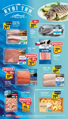 Náhled letáku Losos kisuč - filet s kůží, chlazení • balený • cena za 100 g od 28.10.2026 | Strana: 20 | Produkty: Tuňák, Steak, Halibut, Tuňák steak