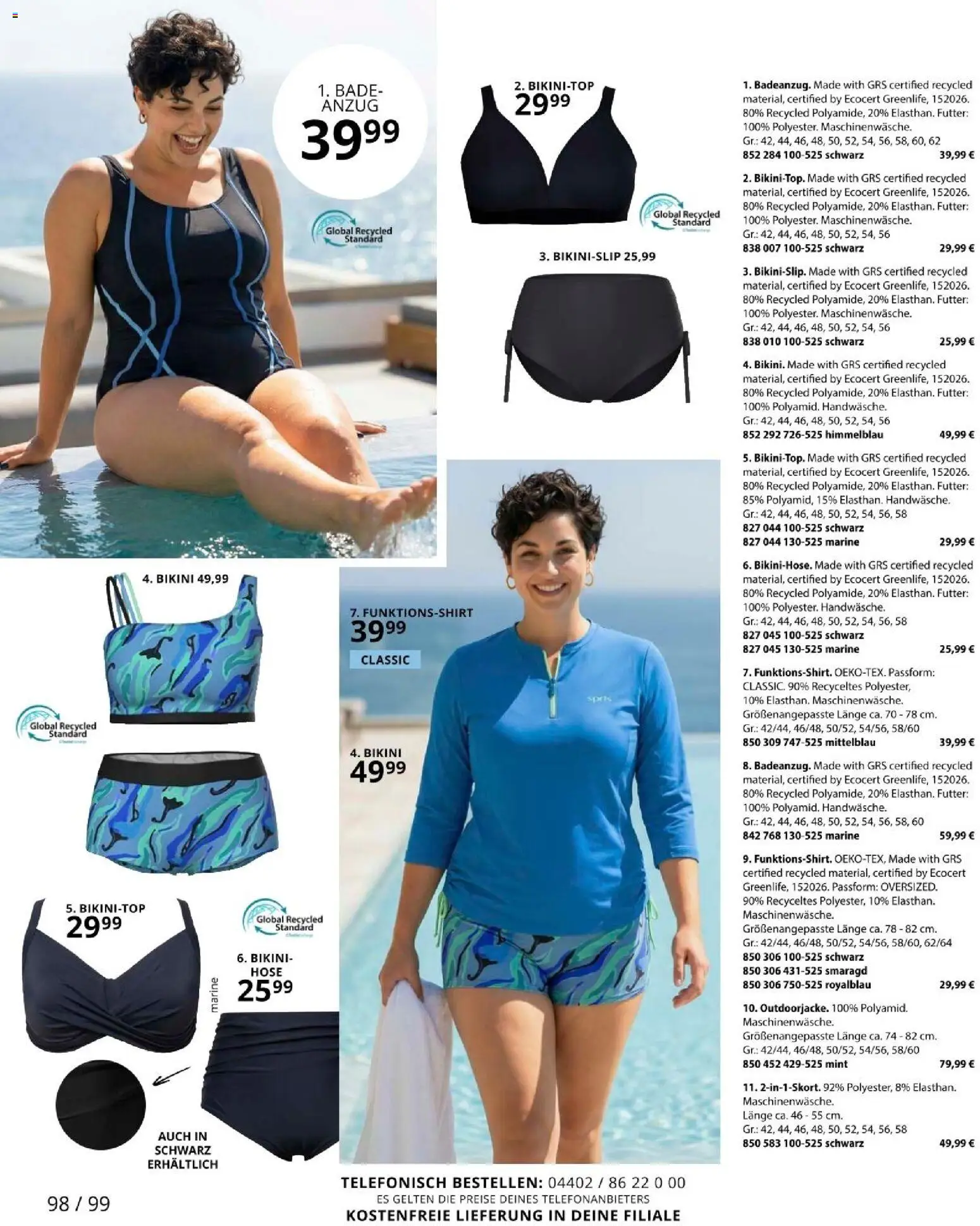Ulla Popken akciós ujság - amely érvényes a következő dátumtól: 2026.07.01. | Oldal: 98 | Termékek: Bikini