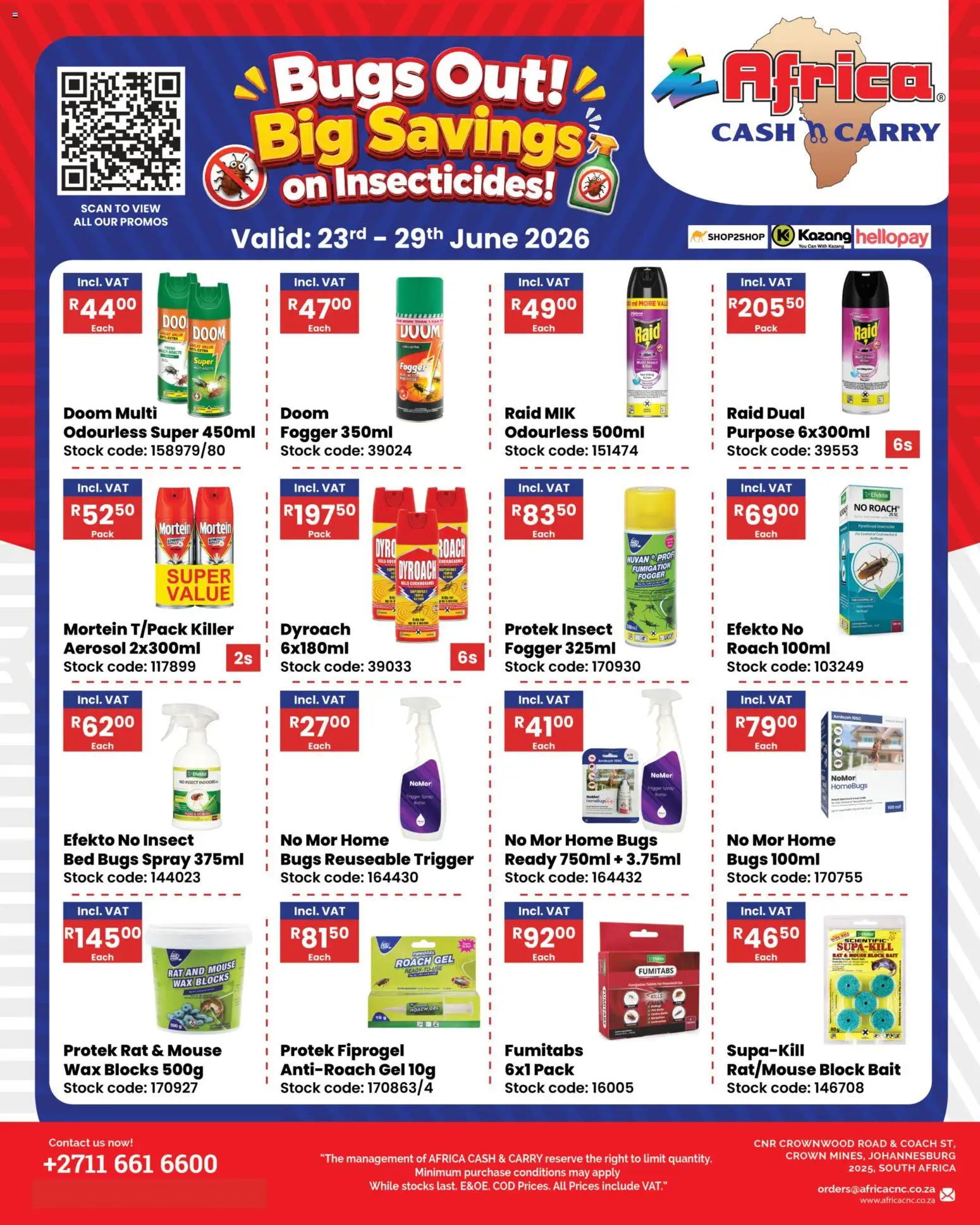 New Africa Cash & Carry catalogue – valid from 23/06/2026 | Page: 1