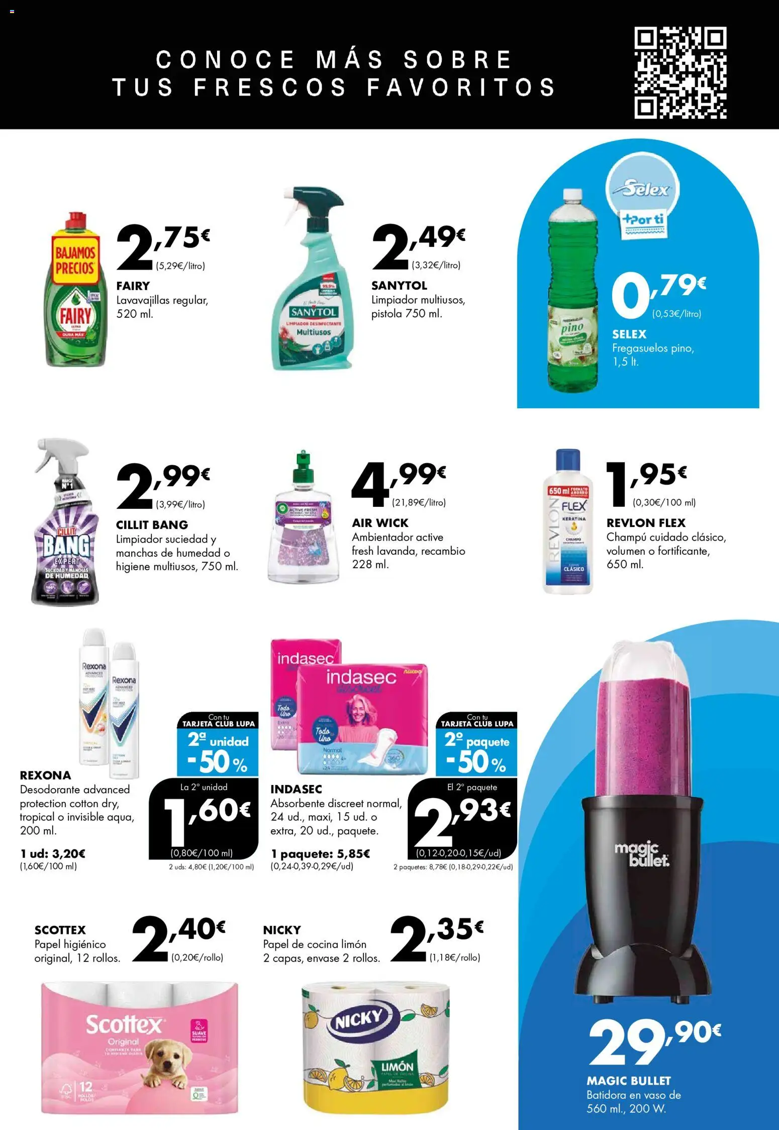Lupa Supermercados folleto │ válido desde el 16/07/2026 | Página: 13 | Productos: Desodorante, Papel higienico, Lavavajillas, Batidora