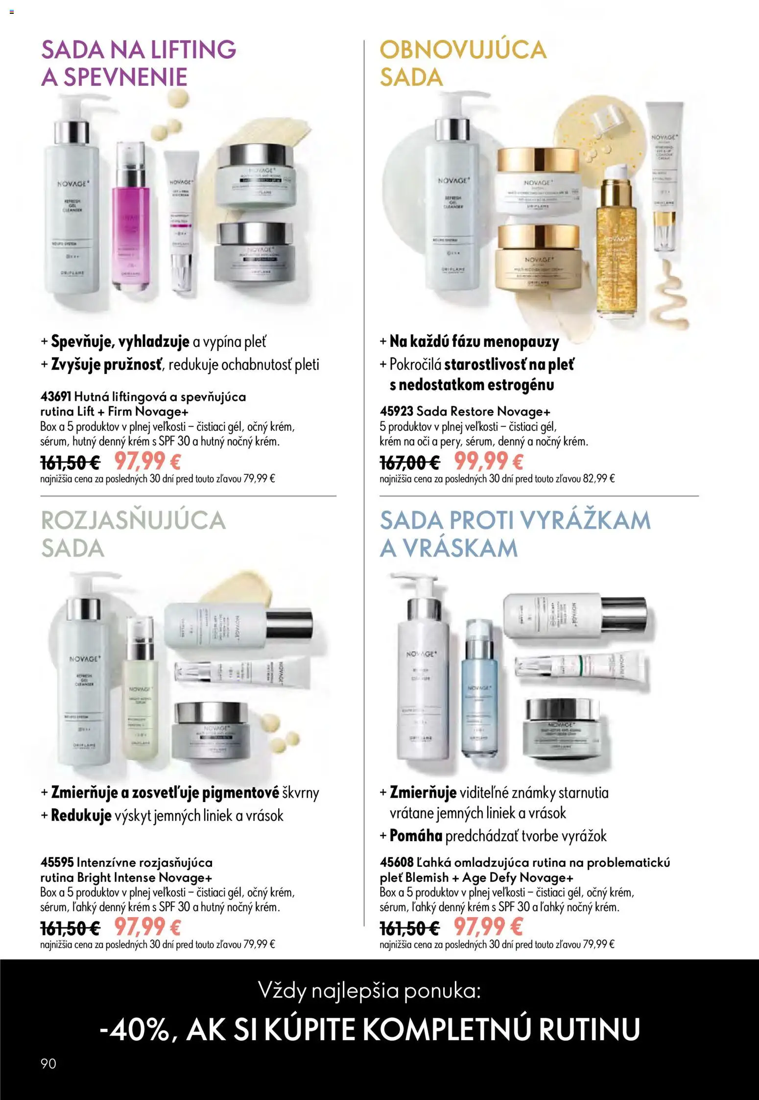 Nové Oriflame akcie – leták je platný od 29.07.2026 | Strana: 90 | Produkty: Krém