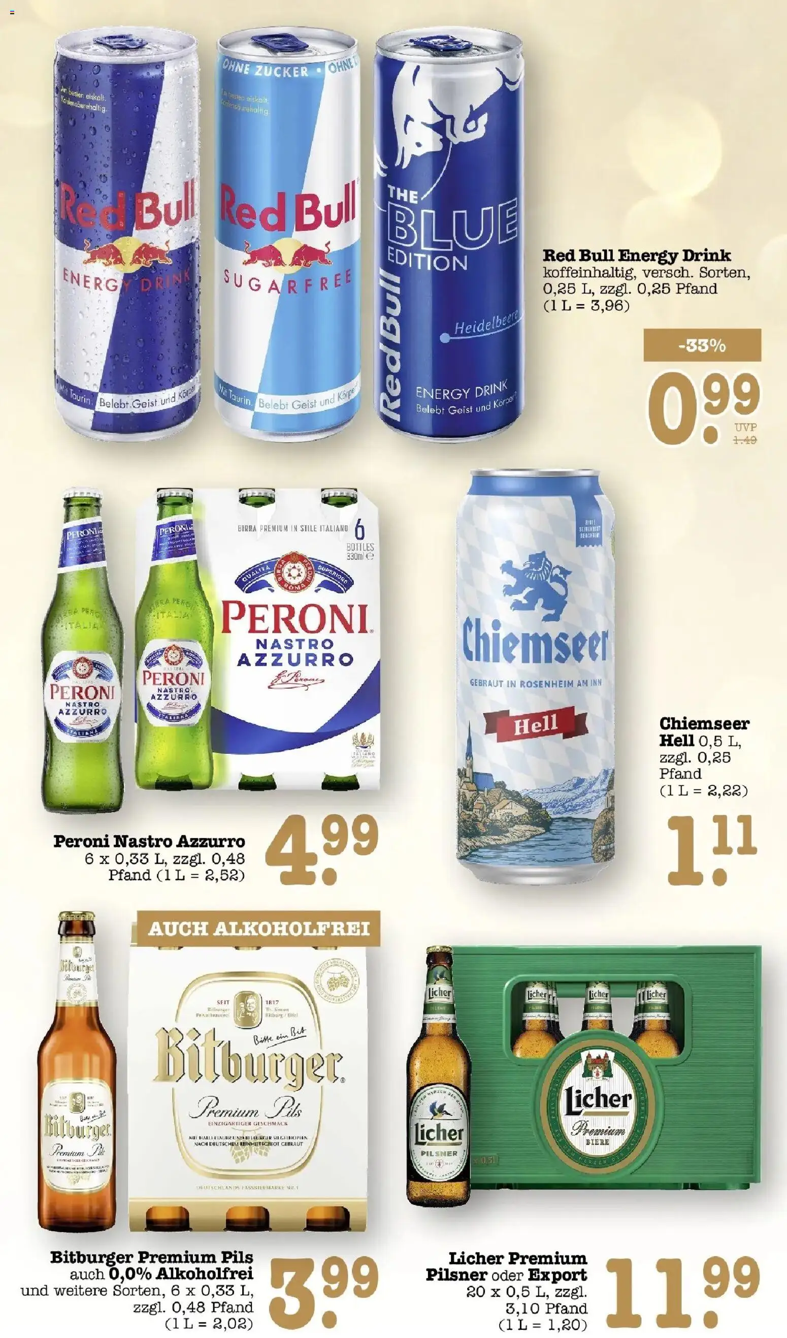E center Prospekt Frankfurt-Sachsenhausen (ab 12.10.2026) zum Blättern | Seite: 52 | Produkte: Bitburger, Energy, Pils, Zucker