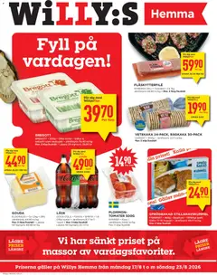 Willys erbjudanden Hemma - Förhandsvisning av reklamblad från butik Willys aktuell från 17/08/2026