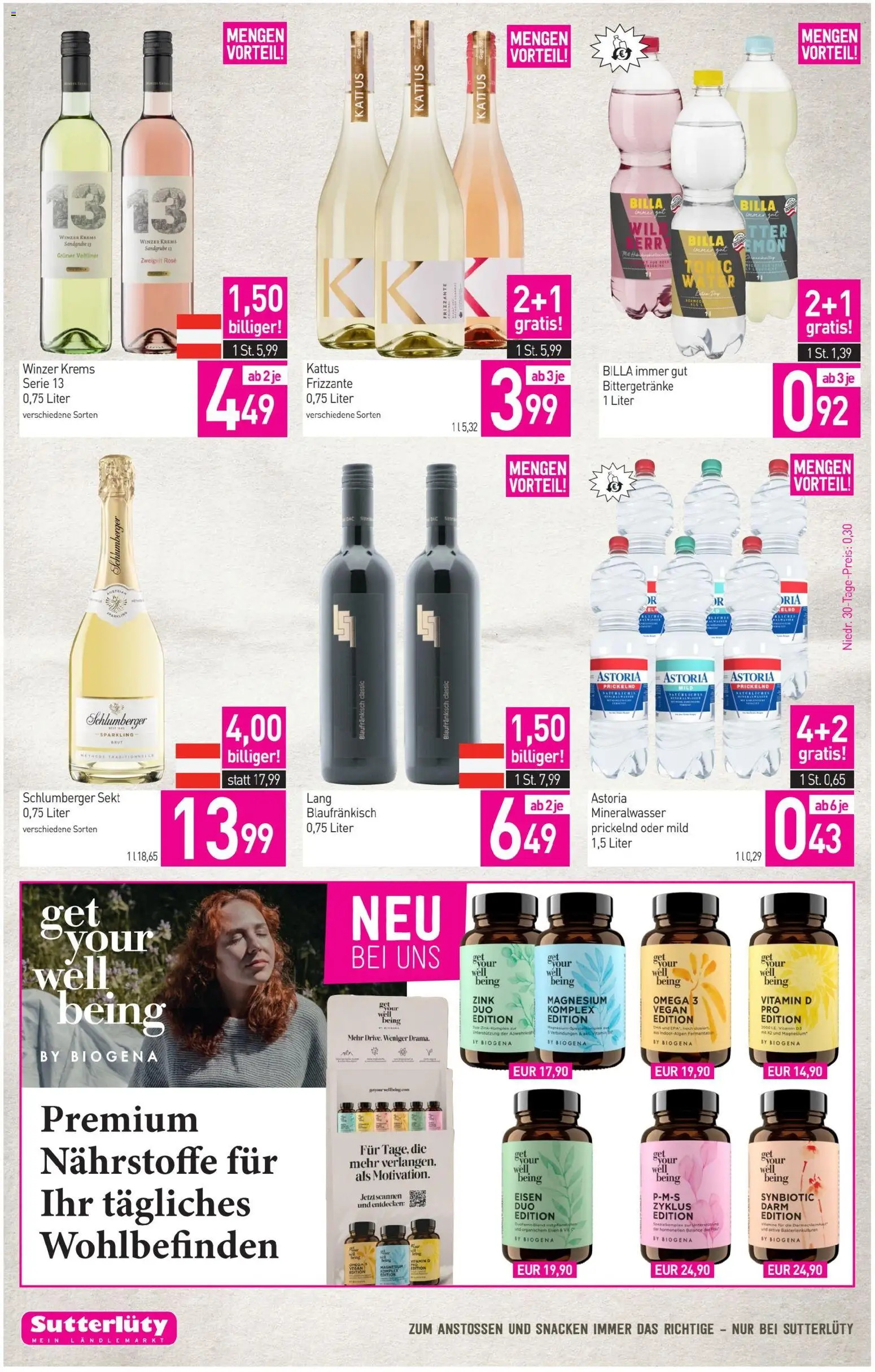 Sutterlüty Flugblatt gültig ab 06.08.2026 | Seite: 10 | Produkte: Mineralwasser
