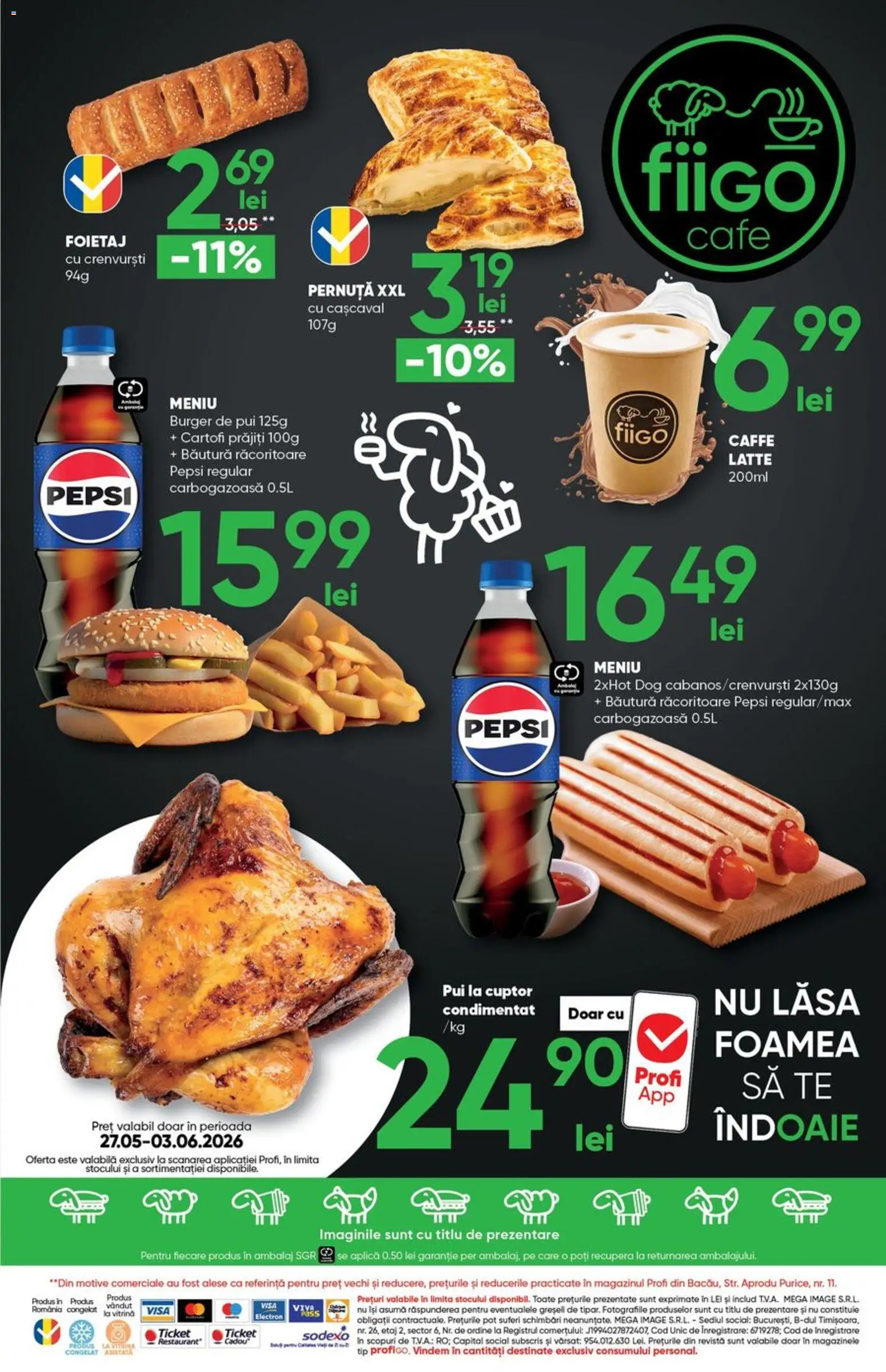 Noul catalog Profi – valabil de la 27.05.2026 | Pagină: 7 | Produse: Cuptor, Vitrină, Cașcaval, Cartofi