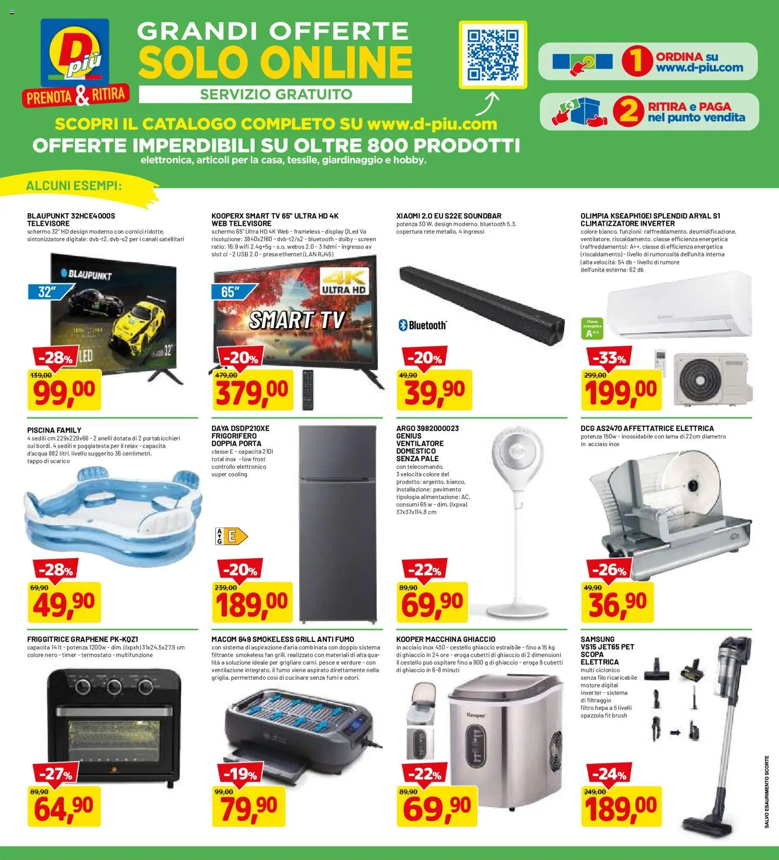 Volantino D Più del 14.05.2026 | Pagina: 19 | Prodotti: Soundbar, Pavimento, TV, Samsung