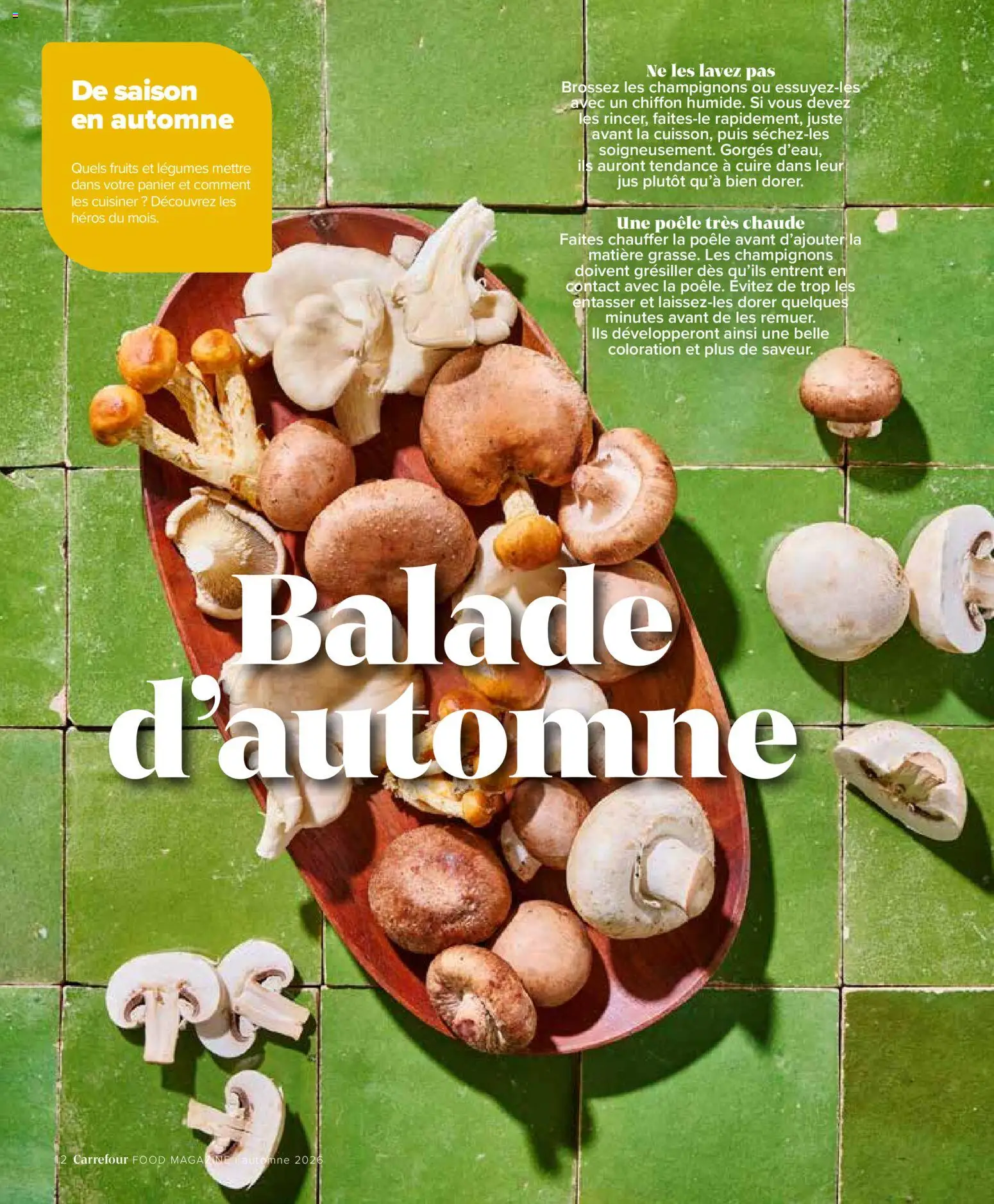 {H1} | Pagina: 12 | Producten: La, Champignons