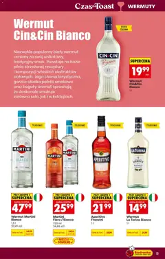 Náhled letáku Biedronka Polsko leták - Czas na toast od 15.06.2026 | Strana: 21 | Produkty: Martini, Vermouth, Aperitivo