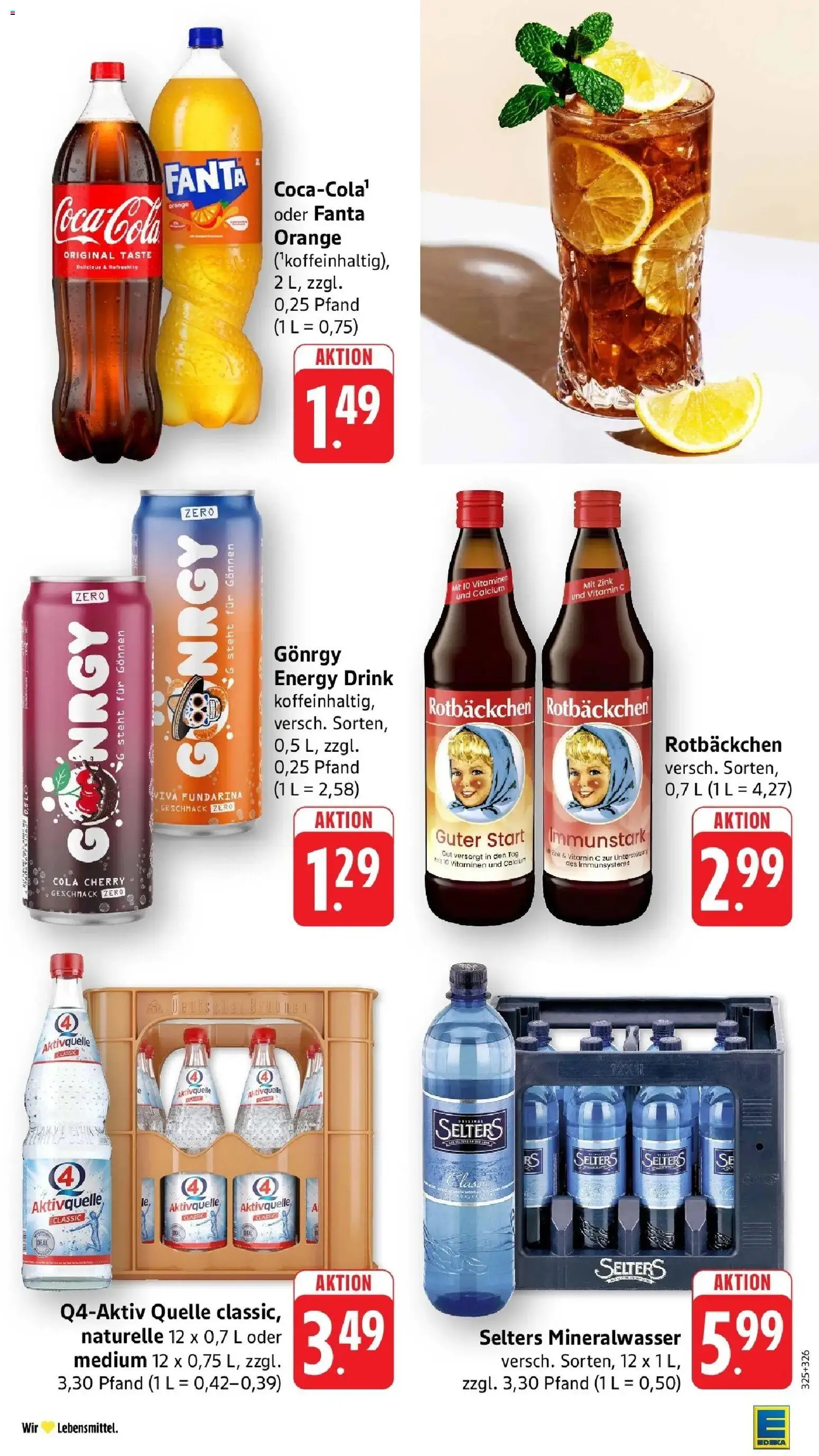 Edeka prospekt Heppenheim	 – gültig ab 04.05.2026 | Seite: 43 | Produkte: Fanta, Cola, Energy, Mineralwasser