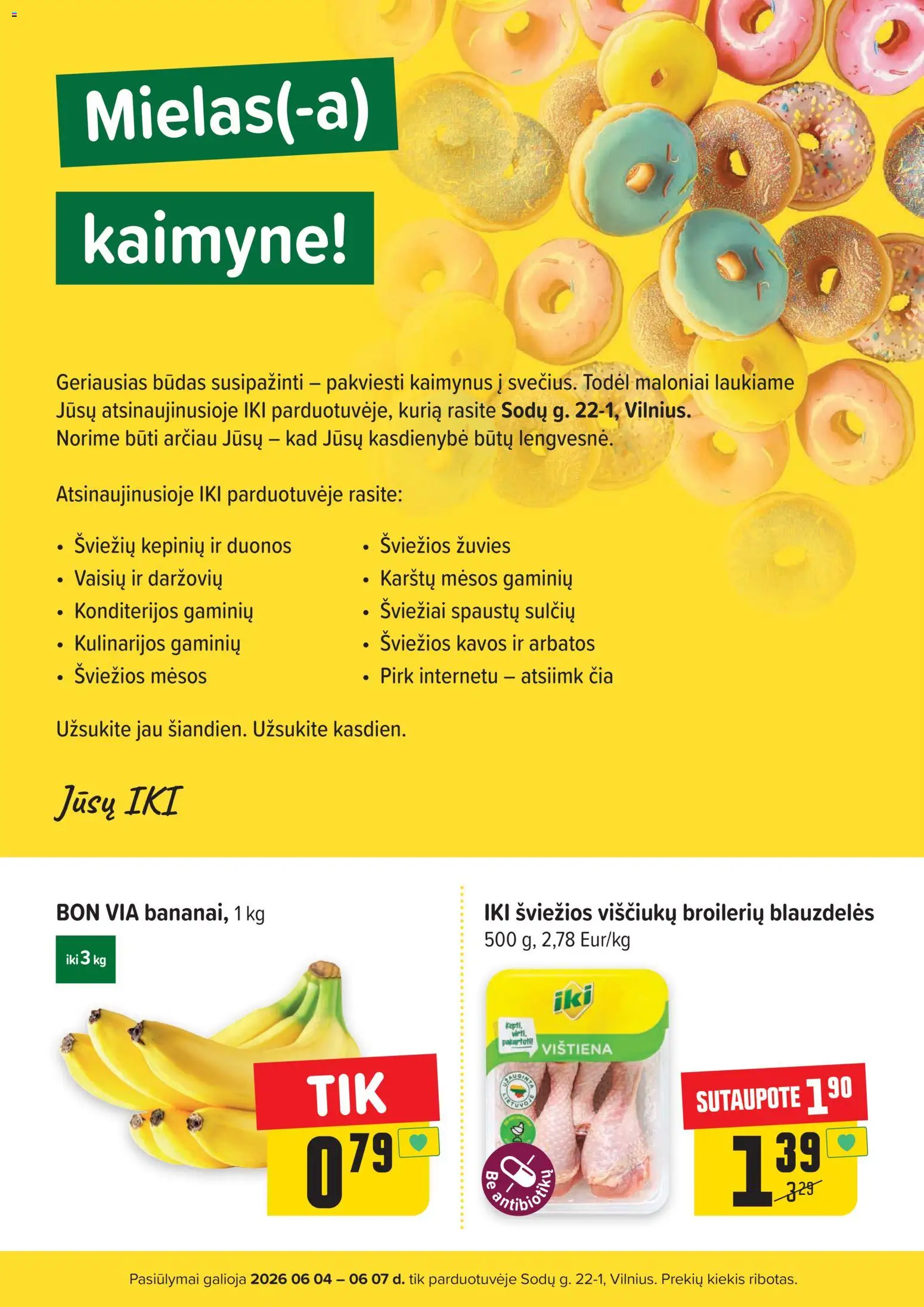 IKI akcijos nuo 04.06.2026 | Puslapis: 3 | Prekių: Vištiena