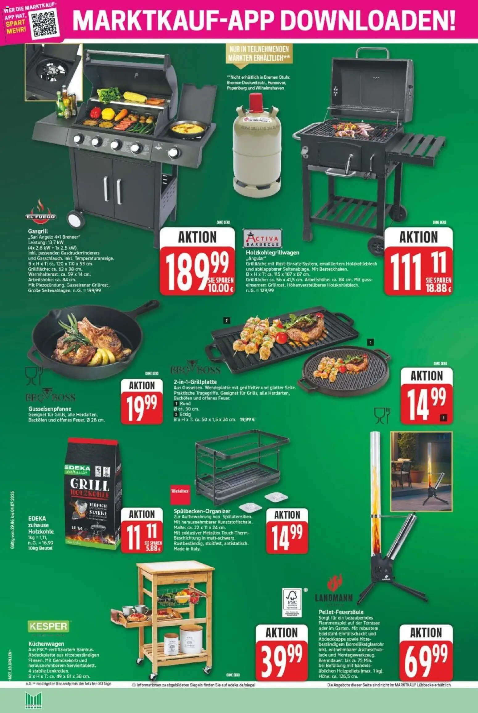 Marktkauf Prospekt – gültig ab 29.06.2026 | Seite: 18 | Produkte: Grill, Backofen