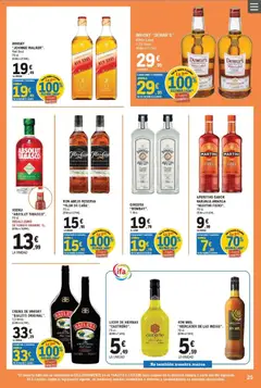 Vista previa E.Leclerc Pamplona válido desde el 09/09/2026 | Página: 25 | Productos: Baileys, Licor, Ginebra, Martini