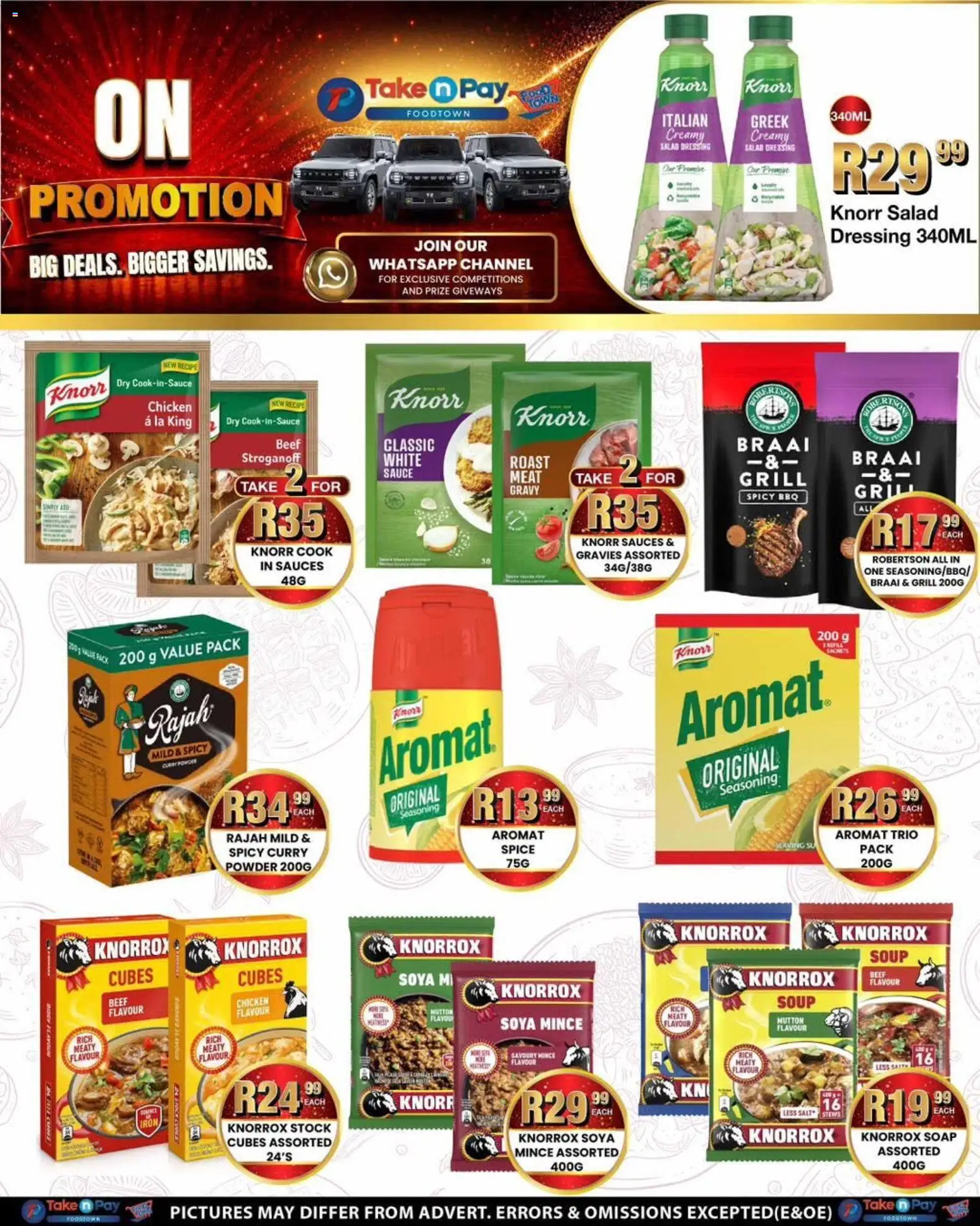 New Take n Pay catalogue – valid from 29/06/2026 | Page: 13 | Products: Chicken, Powder, Salad, Soya mince