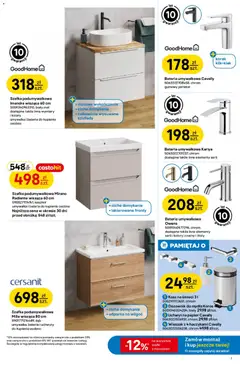 Pogląd oferty "Castorama gazetka" - ważna od 16.09.2026 | Strona: 7 | Produkty: Kosz na śmieci, Umywalka, Bateria, Kosz