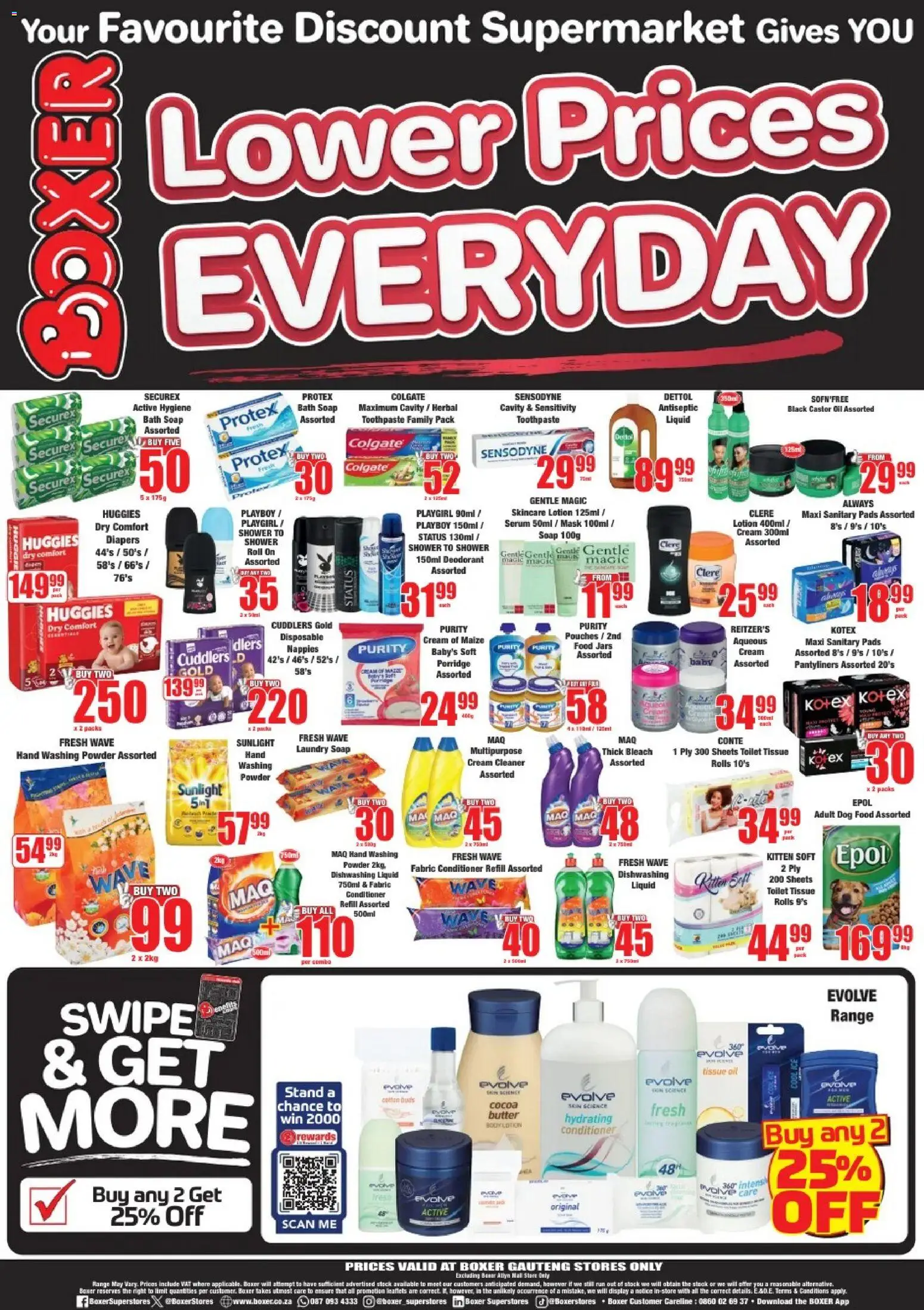 New Boxer catalogue – valid from 09.04.2026 | Page: 8 | Products: Bleach, Conditioner, Baby food, Toothpaste