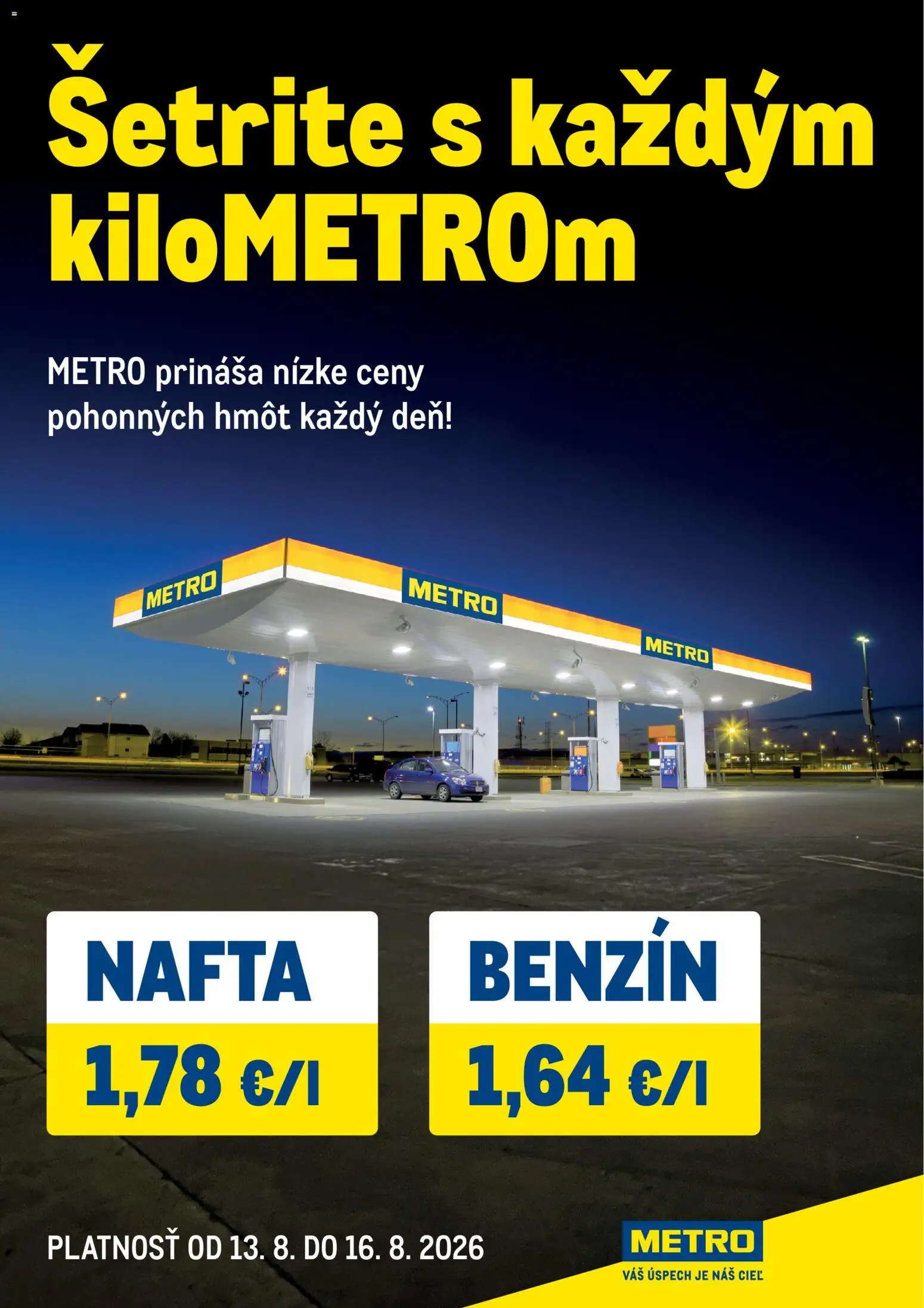 Nové Metro akcie – leták je platný od 13.08.2026 | Strana: 1