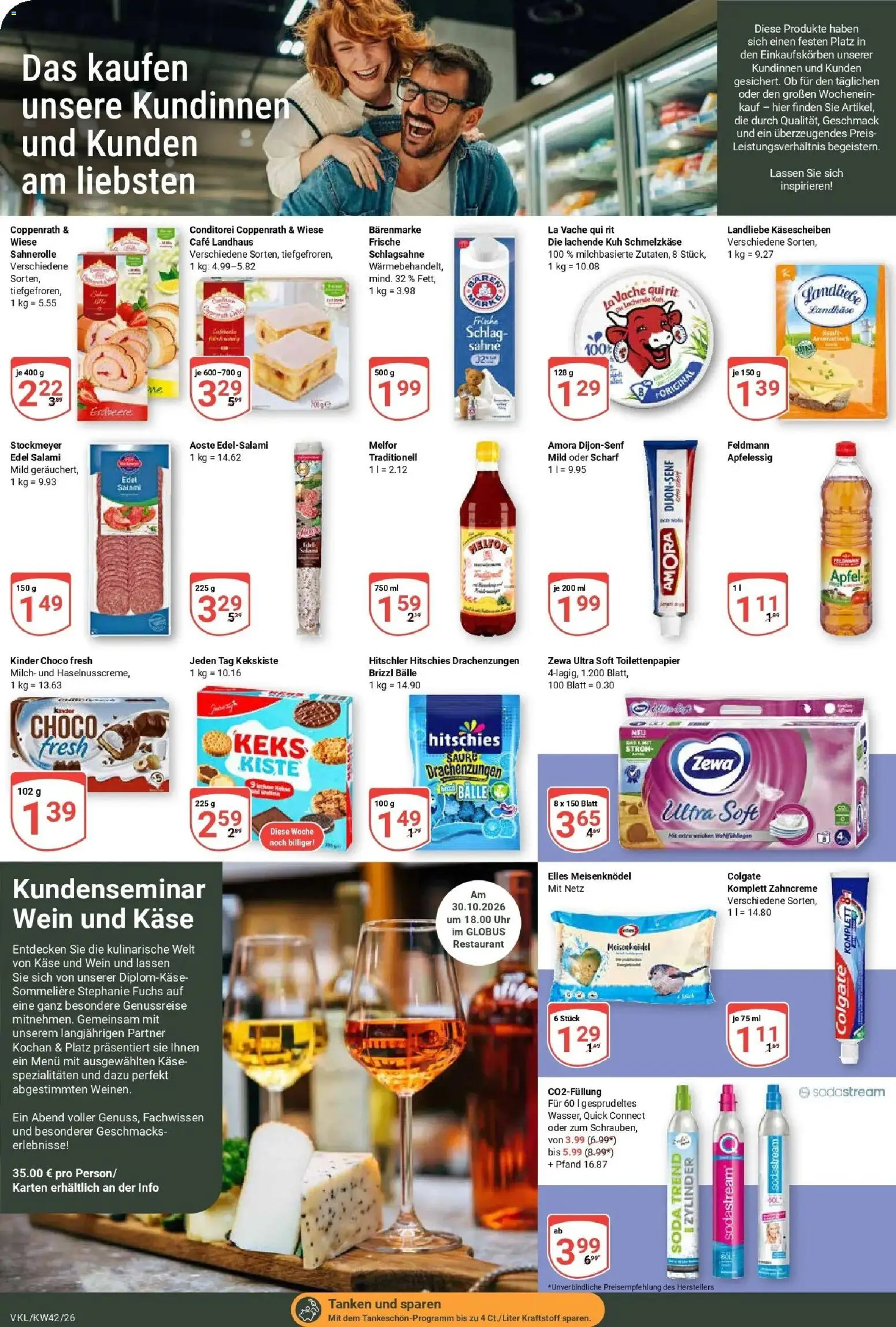 Globus Prospekt Völklingen (ab 12.10.2026) » Angebote online | Seite: 7 | Produkte: Schlagsahne, Spezialitäten, Äpfel, Sodastream