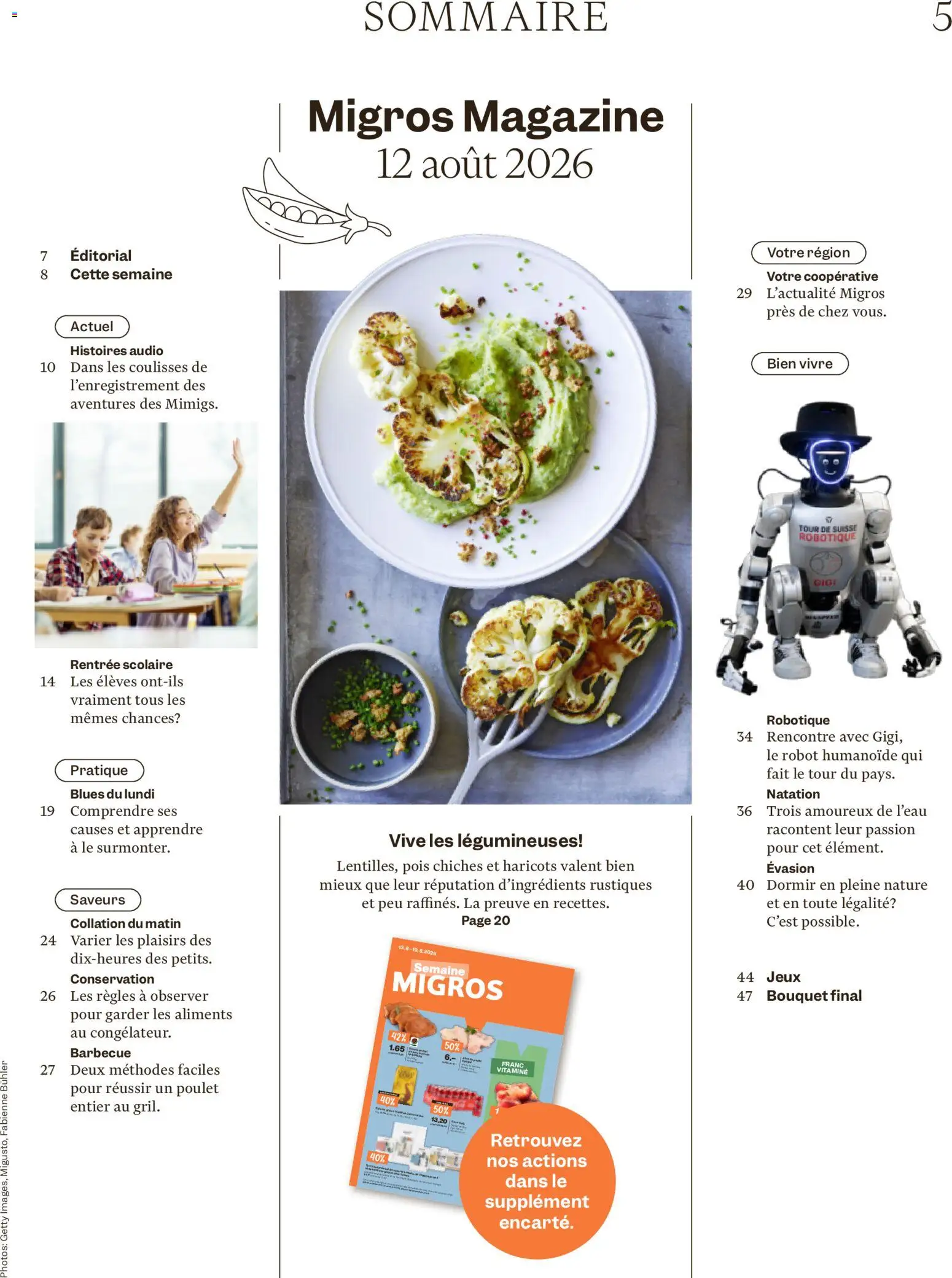 Migros aktionen Magazine FR – gültig ab 12.08.2026 | Seite: 5 | Produkte: Audio