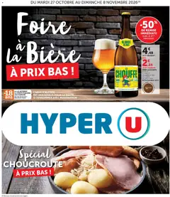 Hyper U - Prévisualisation de Hyper U - Foire à la bière à prix bas ! valide à partir de 27/10/2026