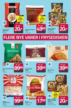 Fleggaard - Tilbudsavis 23 gyldig fra 03.06.2026 | Side: 10 | Produkter: Cheddar, Pommes frites, Nuggets
