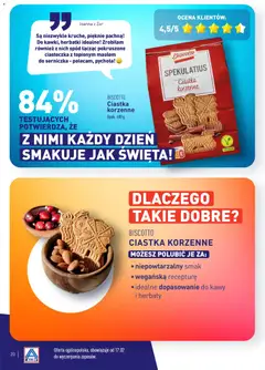 Náhled letáku Aldi Polsko leták - Rozsmakuj się w polecanych produktach od 23.02.2026 | Strana: 20 | Produkty: Vegan, Spekulatius