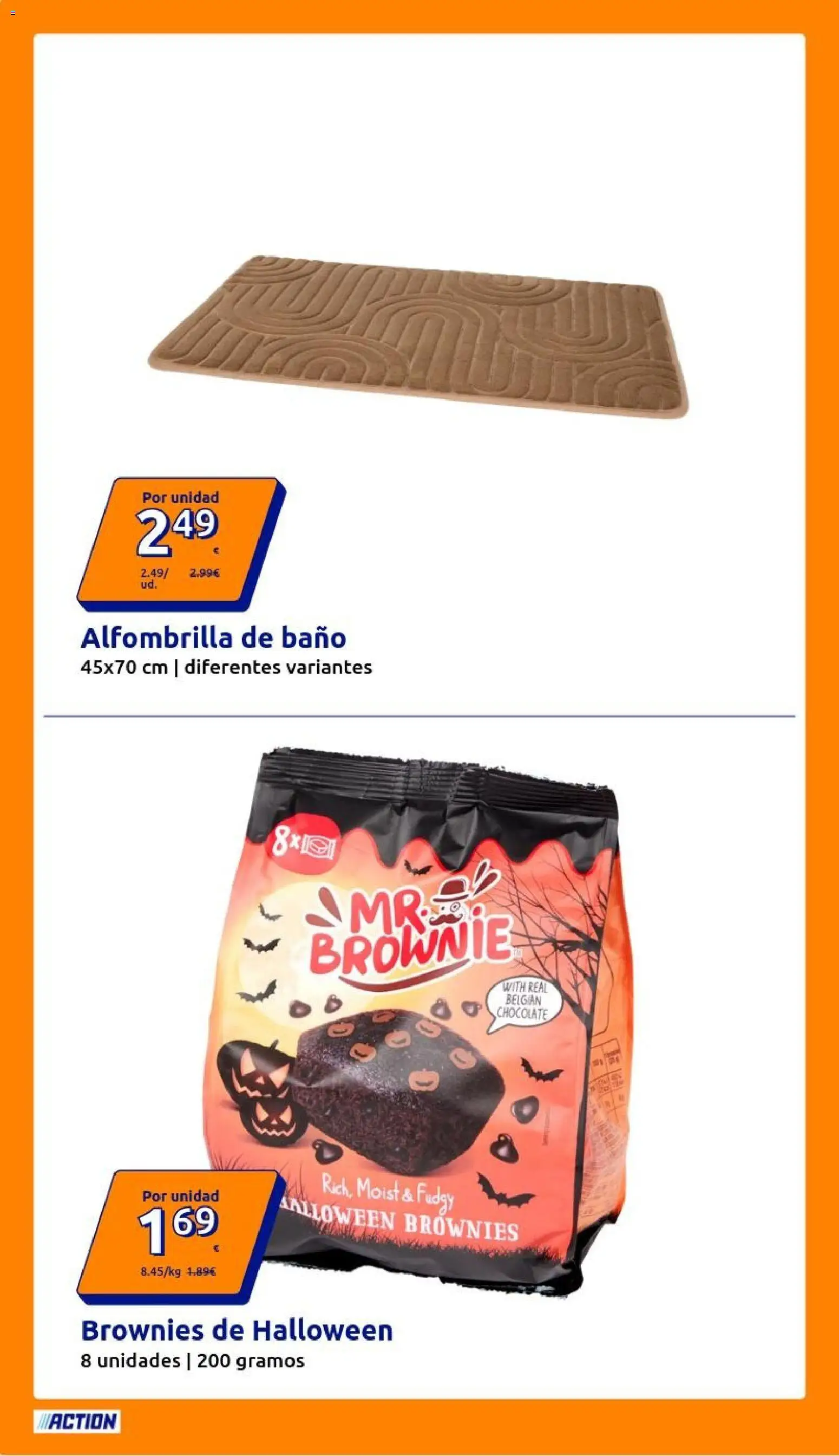 Action folleto │ válido desde el 14/10/2026 | Página: 26 | Productos: Alfombrilla, Chocolate, Brownies, Baño