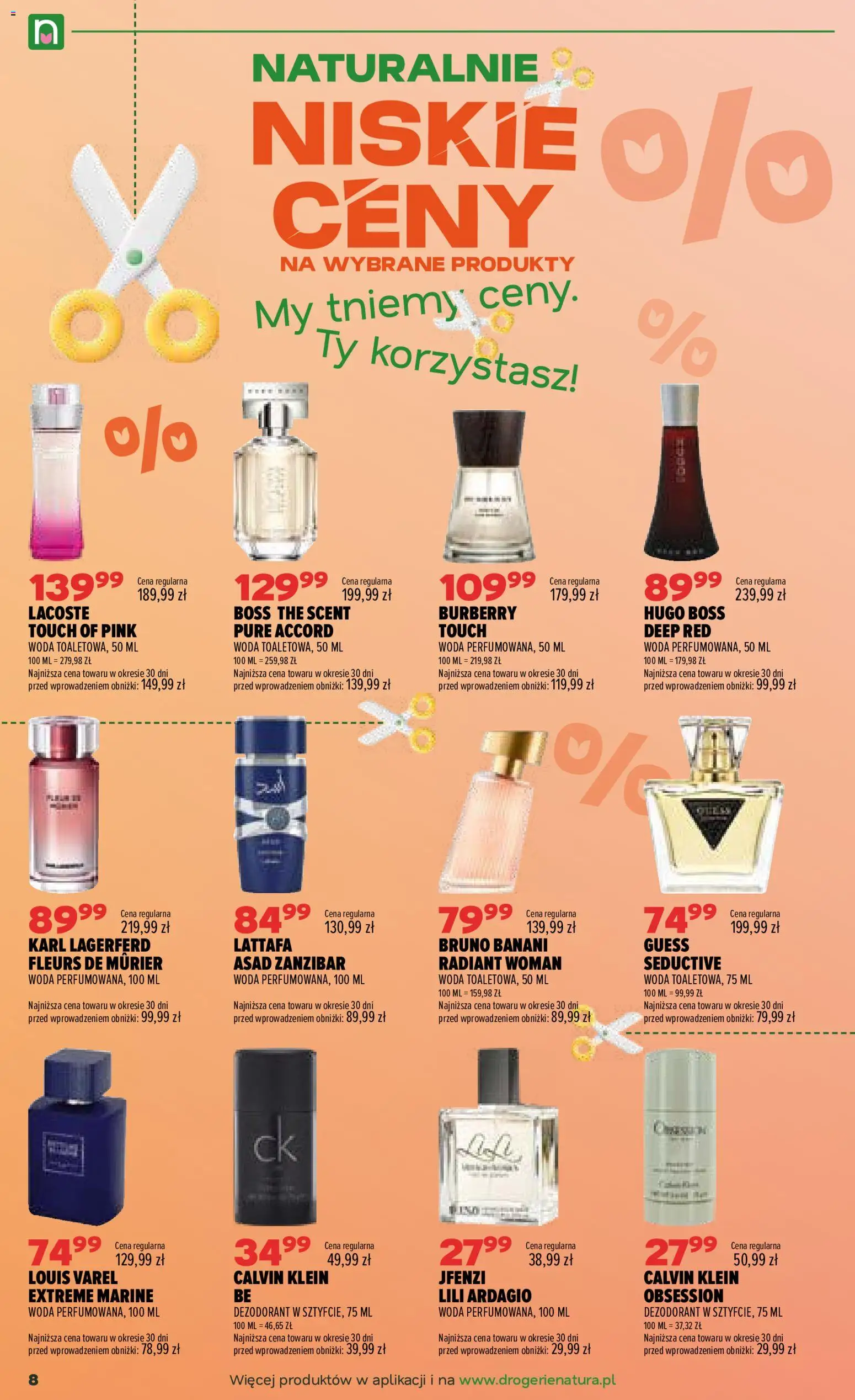 Drogerie Natura gazetka od 07.07.2026 | Strona: 8 | Produkty: Dezodorant, Woda