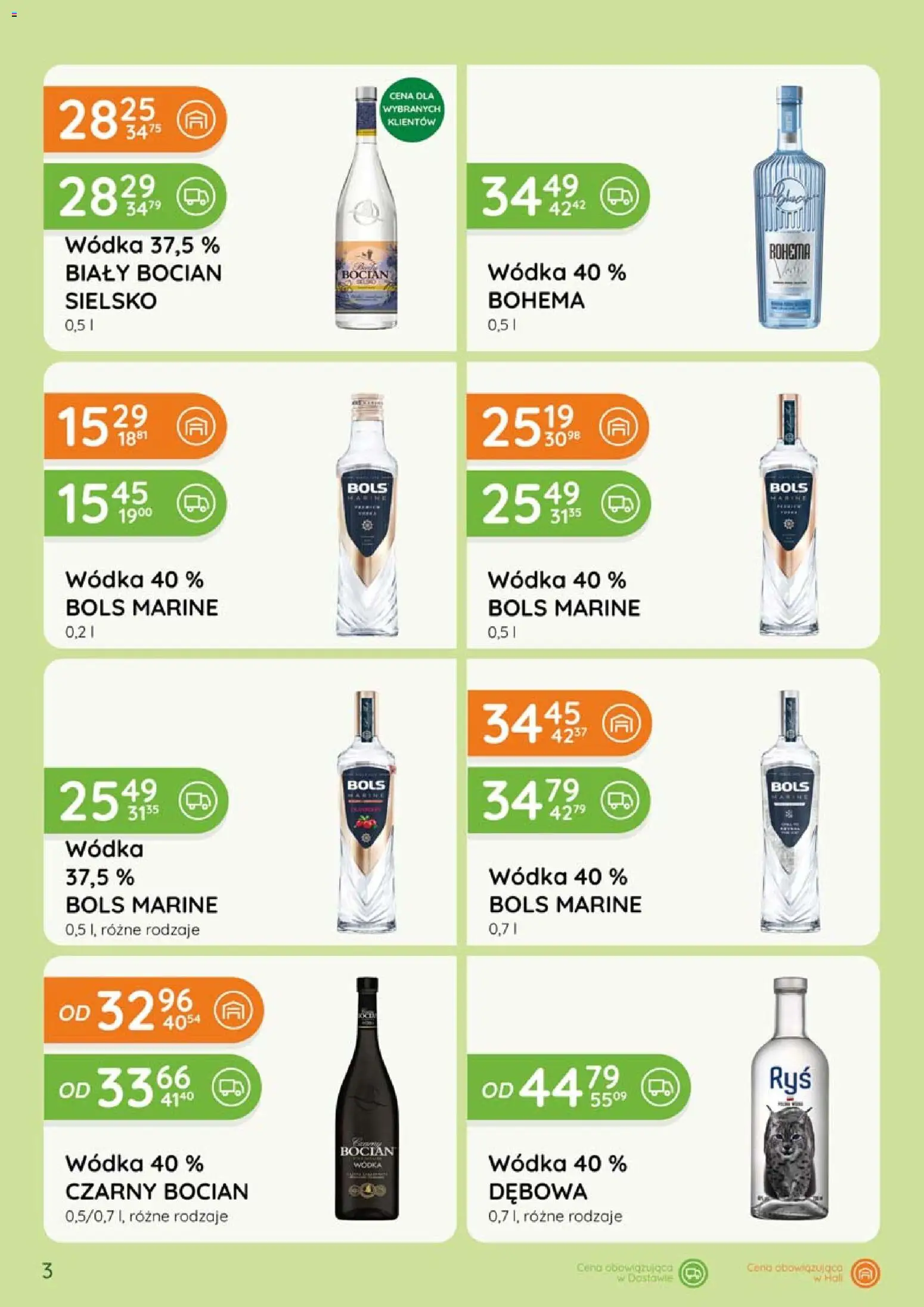 Eurocash gazetka - Katalog Alkoholowy od 01.05.2026 | Strona: 3 | Produkty: Wódka Czarny bocian, Wódka