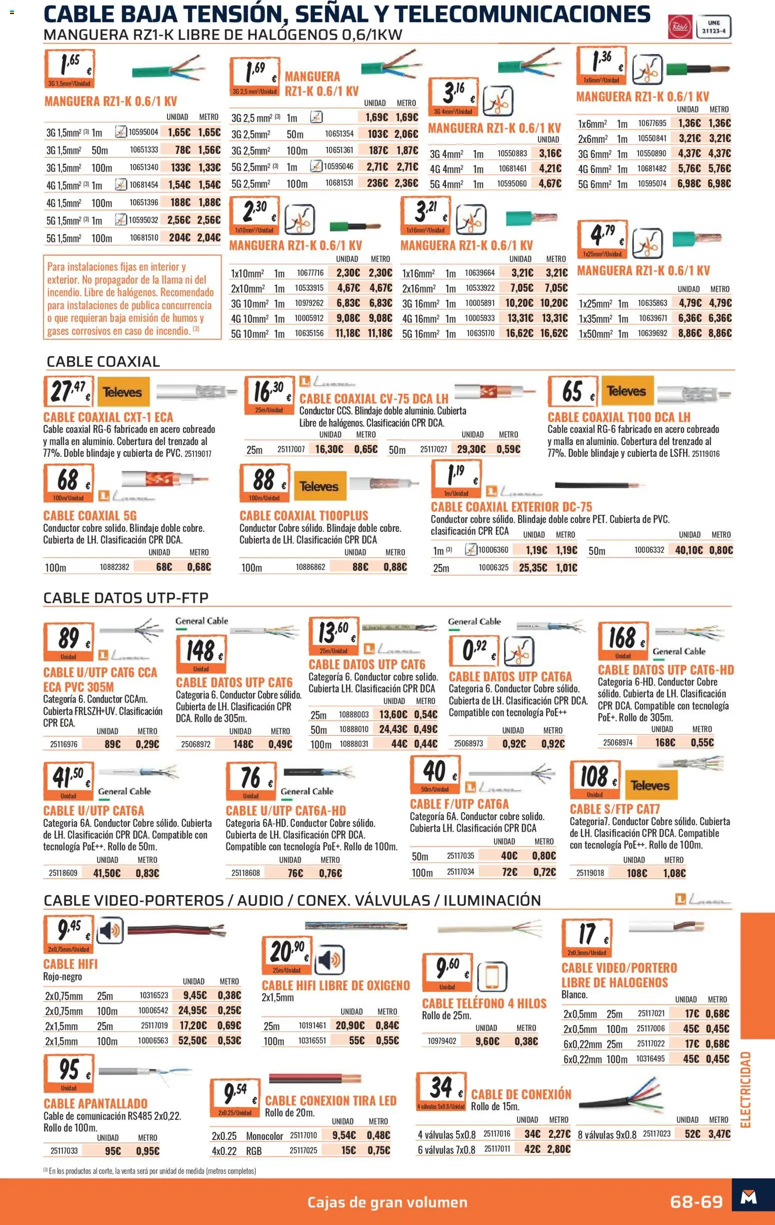 Obramat - Reformas Otono Imprenta Almacenes 21 Burgos 2026 │ válido desde el 09/10/2026 | Página: 69 | Productos: General, Teléfono, Audio, Iluminación