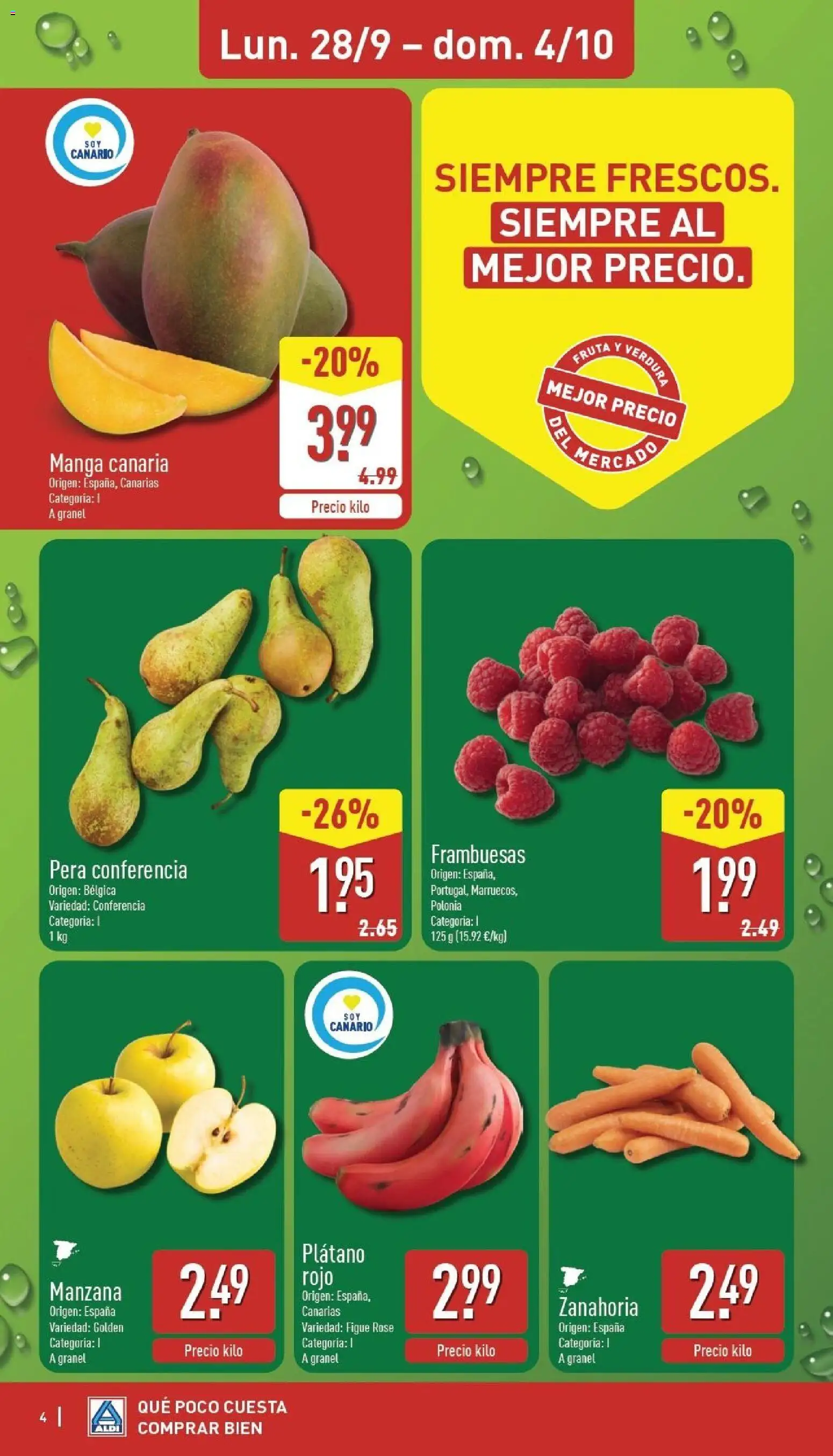 Aldi folleto Canarias │ válido desde el 28/09/2026 | Página: 4