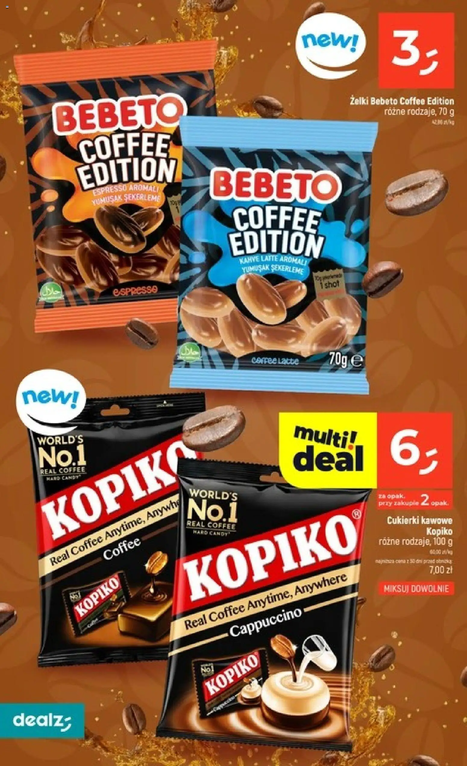 Dealz gazetka od 16.07.2026 | Strona: 20 | Produkty: Cappuccino, Żelki, Cukierki