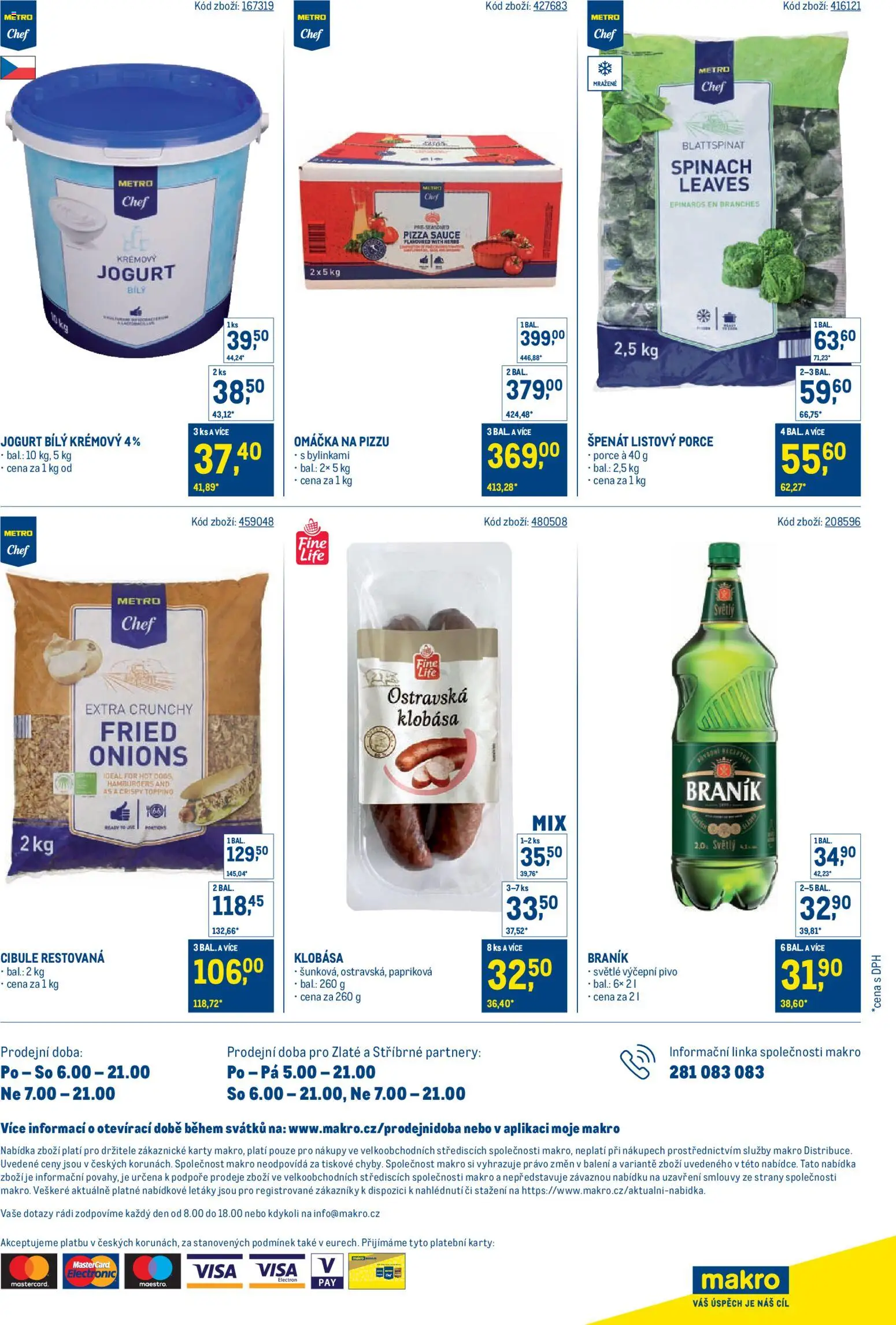 Makro leták - Stabilně výhodná cena od 18.05.2026 | Strana: 48 | Produkty: Pivo, Braník, Karty, Cibule