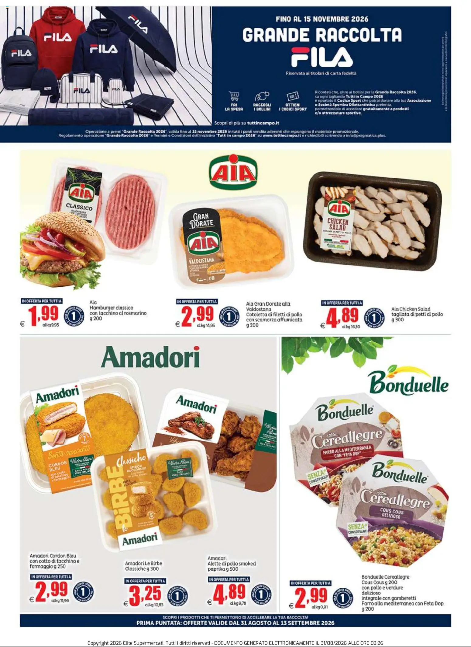 Volantino Elite Supermercati del 31/08/2026 | Pagina: 7 | Prodotti: Rosmarino, Verdure, Feta, Farro