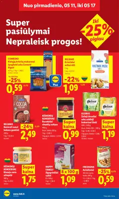 LIDL leidinys galioja nuo 11.05.2026 | Puslapis: 14 | Prekių: Užtepėlė, Kukurūzai, Konservai, Žirneliai