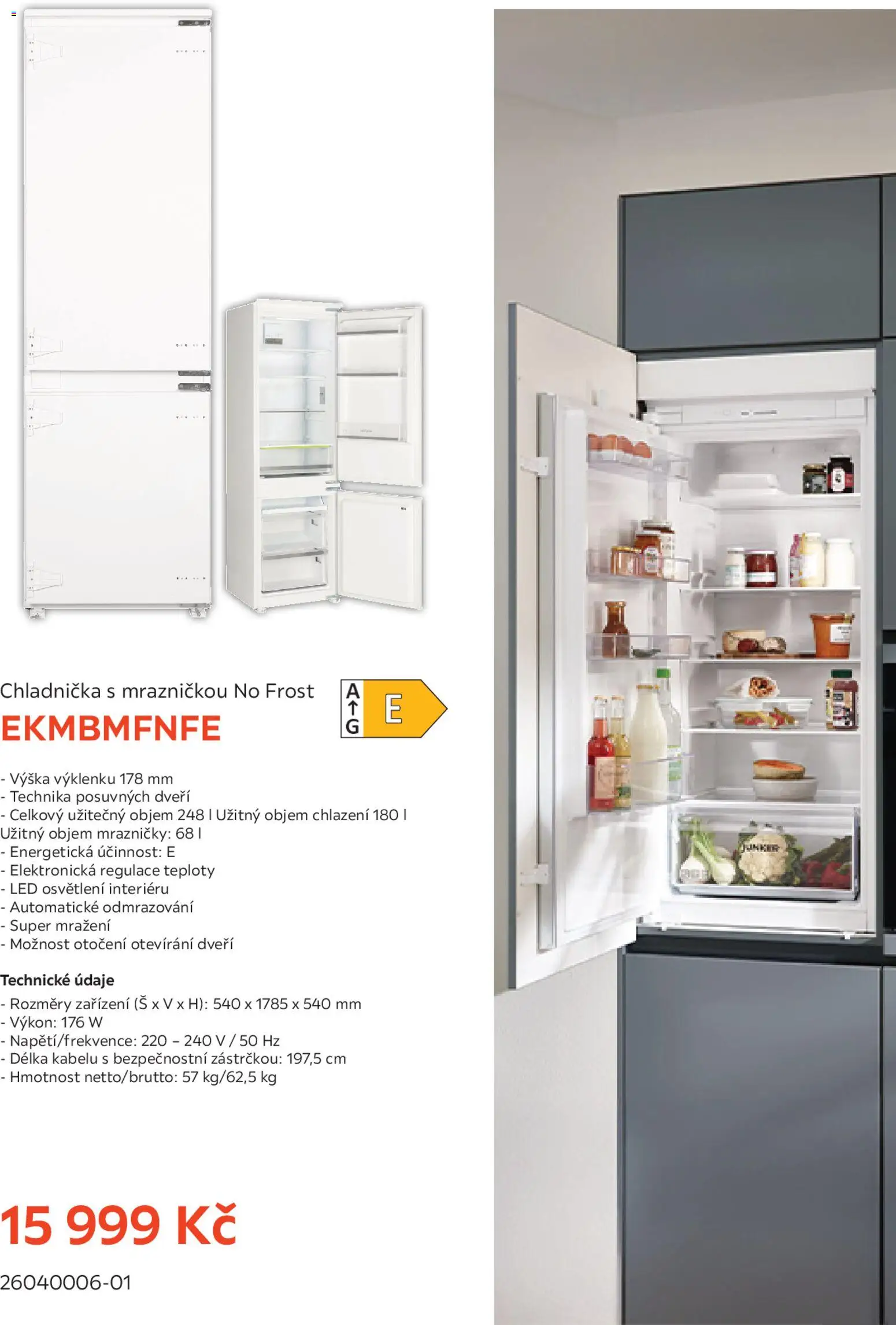 Möbelix leták - MICAN od 01.01.2026 | Strana: 6 | Produkty: Osvětlení, Chladnička, LED