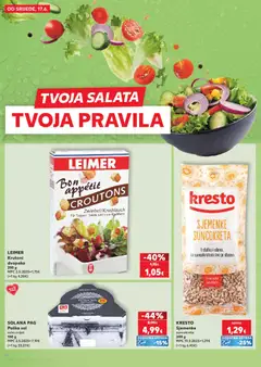 KRESTO Sjemenke suncokreta, sunckokreta - Pregled kataloga iz trgovine Kaufland, vrijedi od 17.06.2026 | Stranica: 12