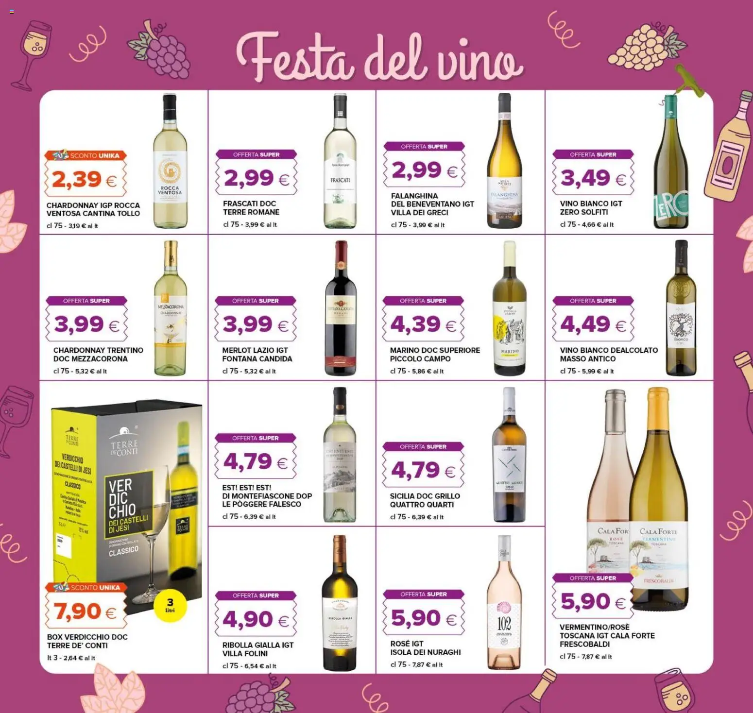 Volantino Tigre del 22/10/2026 | Pagina: 20 | Prodotti: Vino, Vino bianco