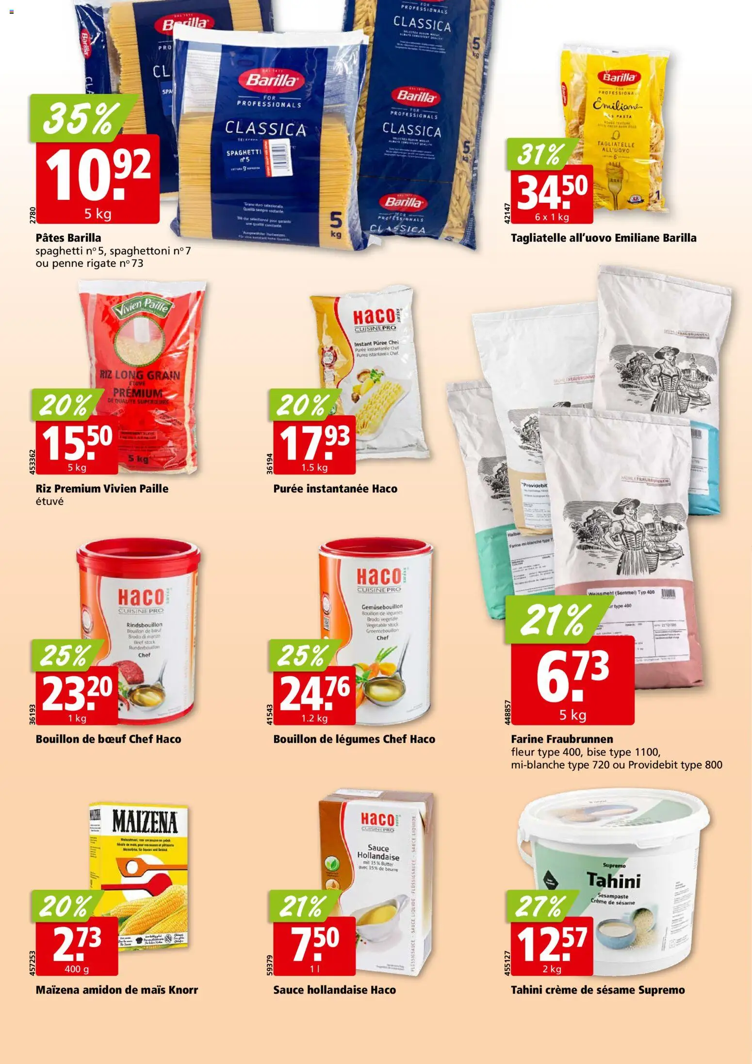 Aligro aktionen Chavannes, Matran, Genève, Sion – gültig ab 29.06.2026 | Seite: 22 | Produkte: Barilla, Butter, Pasta, Creme
