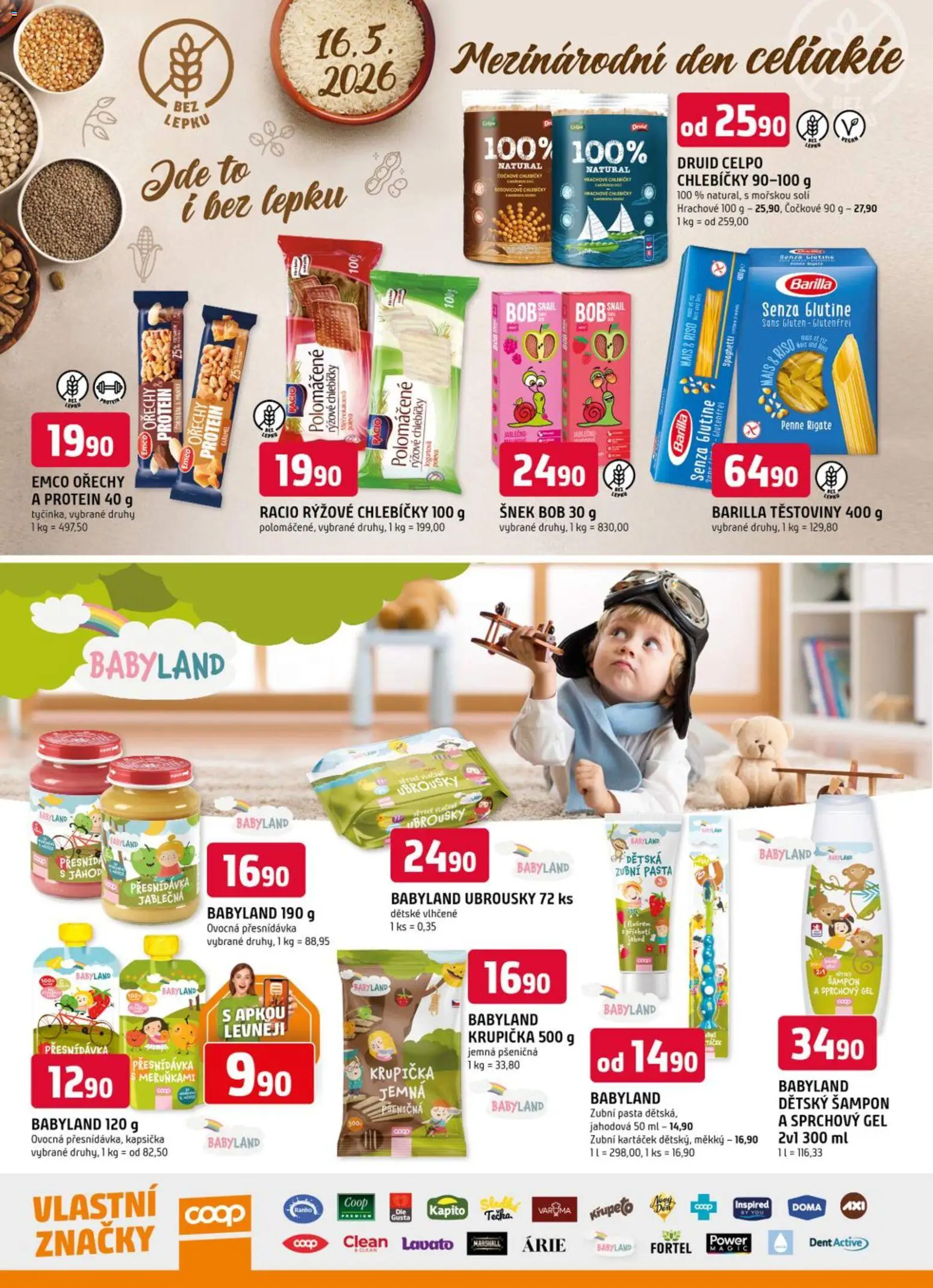 Trefa leták od 13.05.2026 | Strana: 8 | Produkty: Penne, Sprchový gel, Těstoviny, Protein