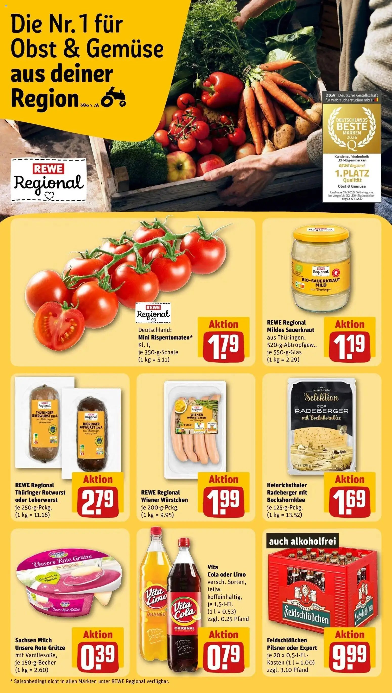REWE Prospekt ab 07.09.2026 zum Blättern » Angebote | Seite: 13
