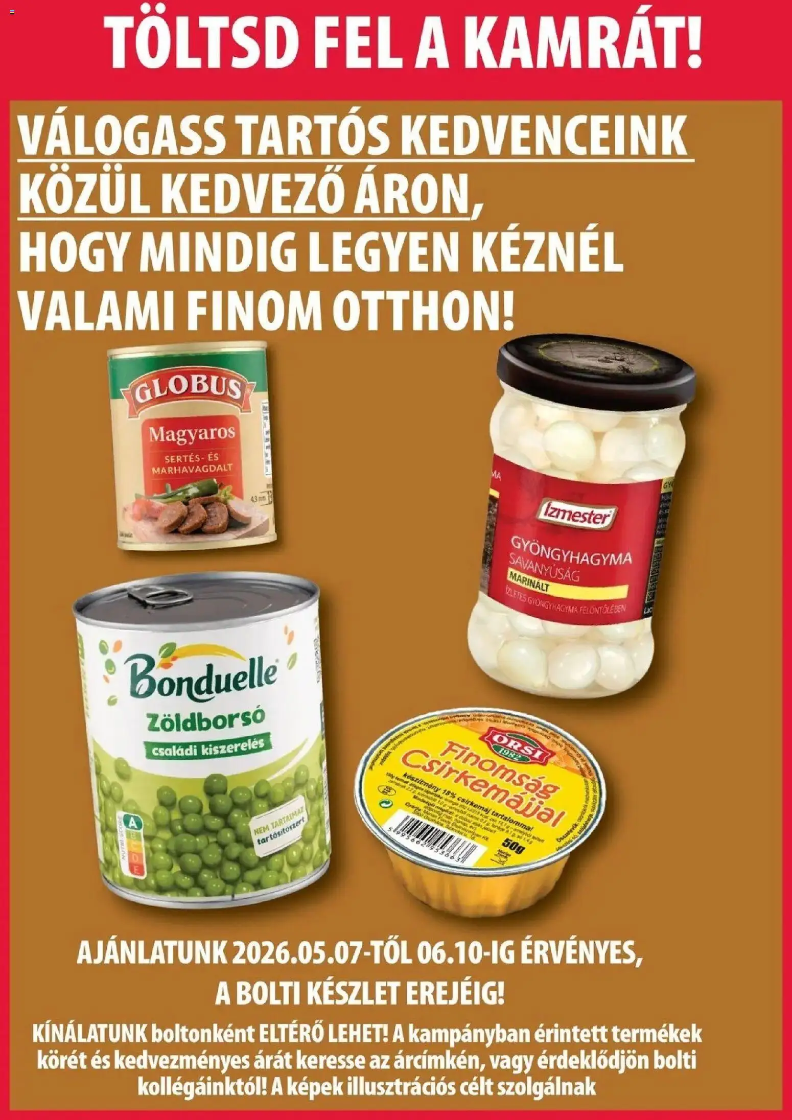 COOP Szolnok akciós újság Székesfehérvár - 2026.05.07. -tól/töl > akció, lapozható szórólap 🛍️ | Oldal: 4 | Termékek: Zöldborsó, Csirkemáj, Gyöngyhagyma