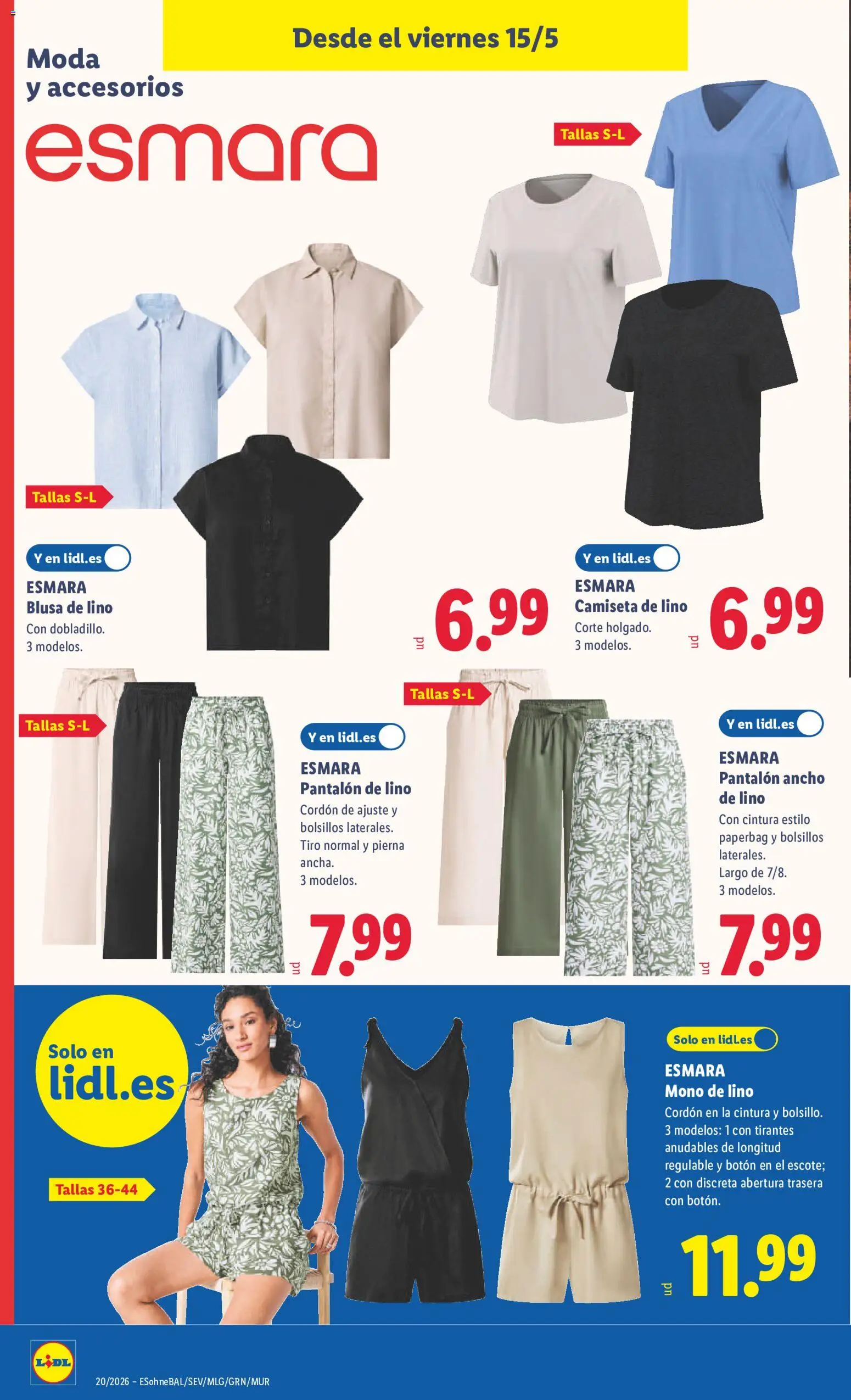 Lidl folleto de bazar │ válido desde el 11.05.2026 | Página: 28 | Productos: Blusa