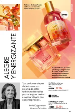 Vista previa Oriflame - Catálogo Campaña 12 válido desde el 26/08/2026 | Página: 45 | Productos: Eau de toilette, Leche, Coco, Eau de parfum