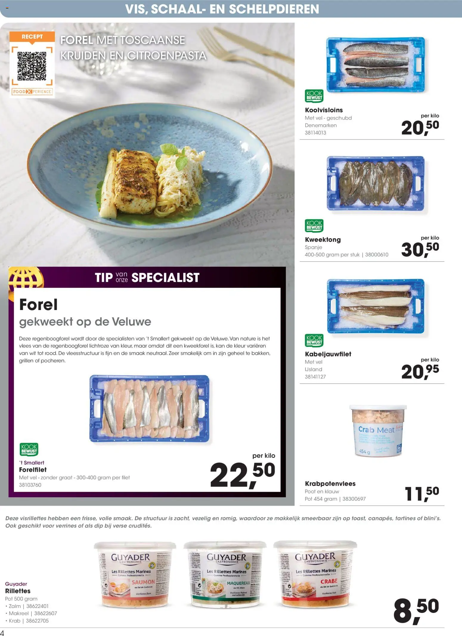{H1} | Pagina: 4 | Producten: Kisperec, Pot, Kan, Zalm