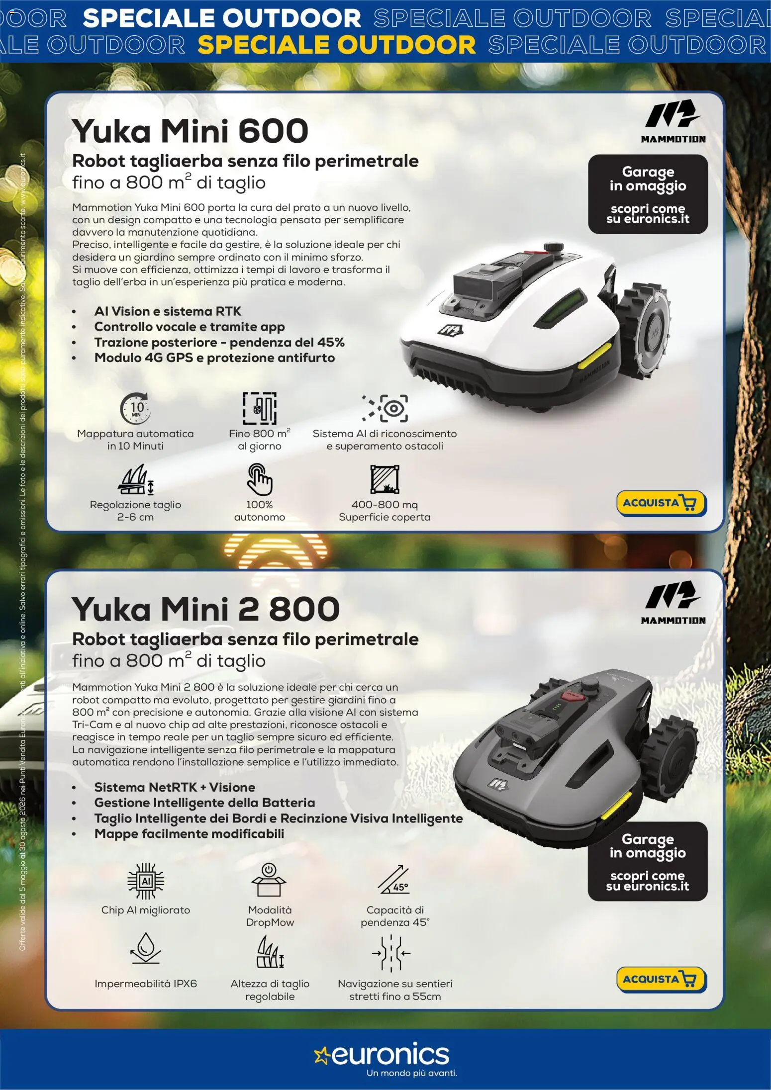 Volantino Euronics del 05/05/2026 | Pagina: 12 | Prodotti: Recinzione, Navigazione, Coperta, Batteria