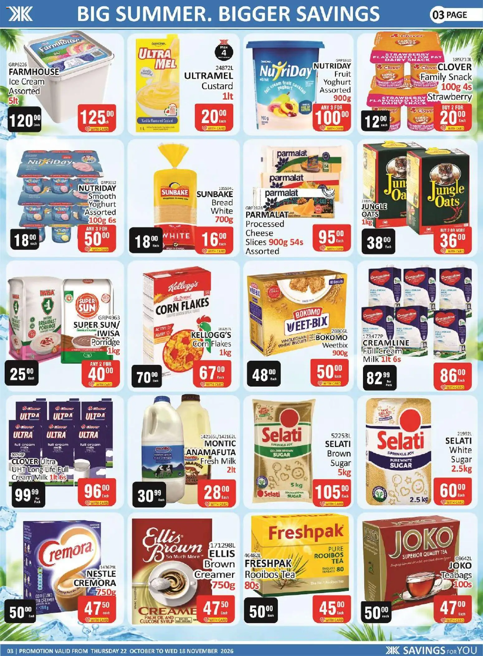 New KIT KAT Cash & Carry catalogue – valid from 22/10/2026 | Page: 3 | Products: Yoghurt, Milk, Oats, Creamer