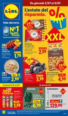 Anteprima del volantino Lidl volantino valido a partire dal 02/07/2026