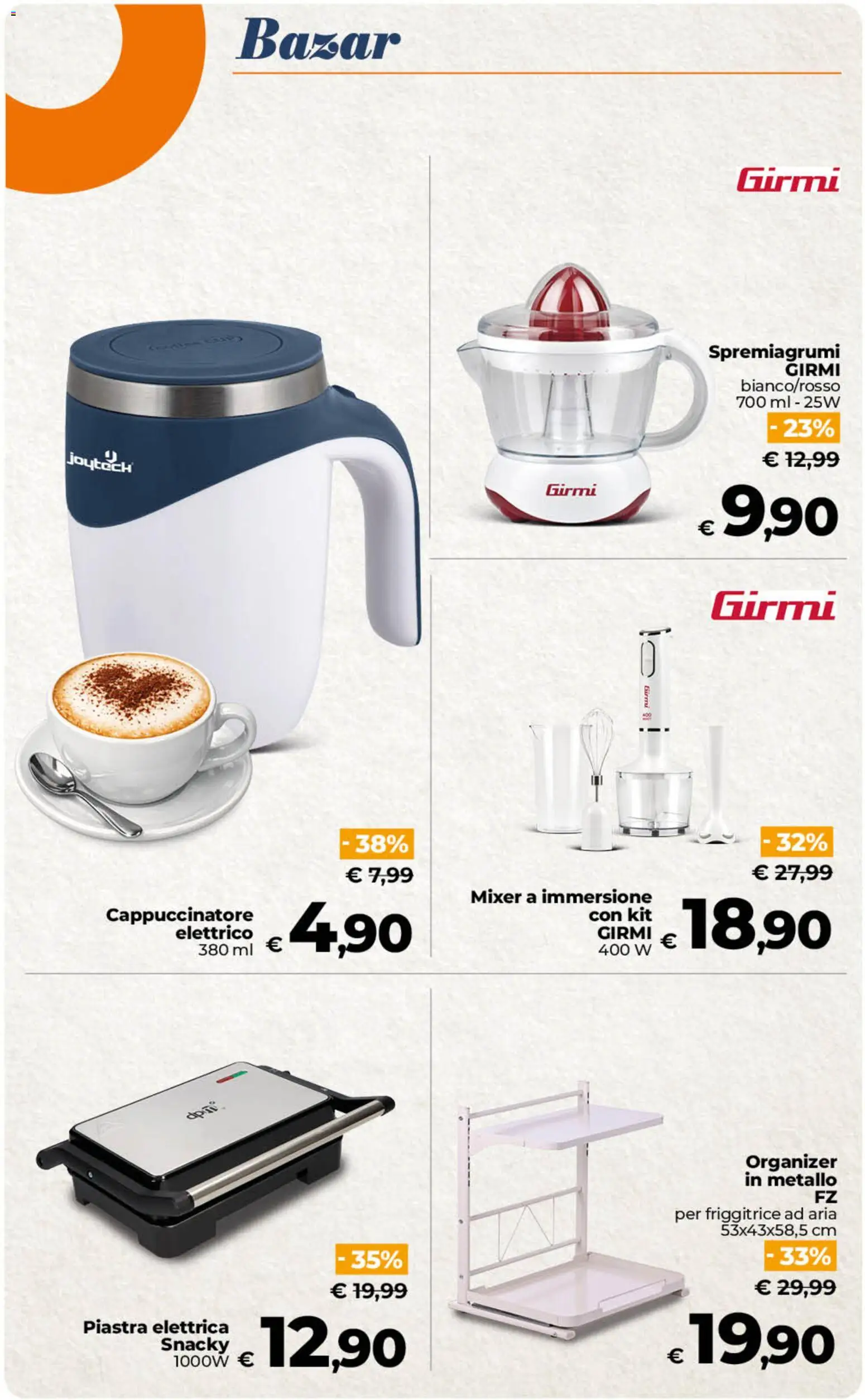 Volantino Ipercoop del 22/09/2026 | Pagina: 55 | Prodotti: Friggitrice ad aria, Mixer, Spremiagrumi, Friggitrice